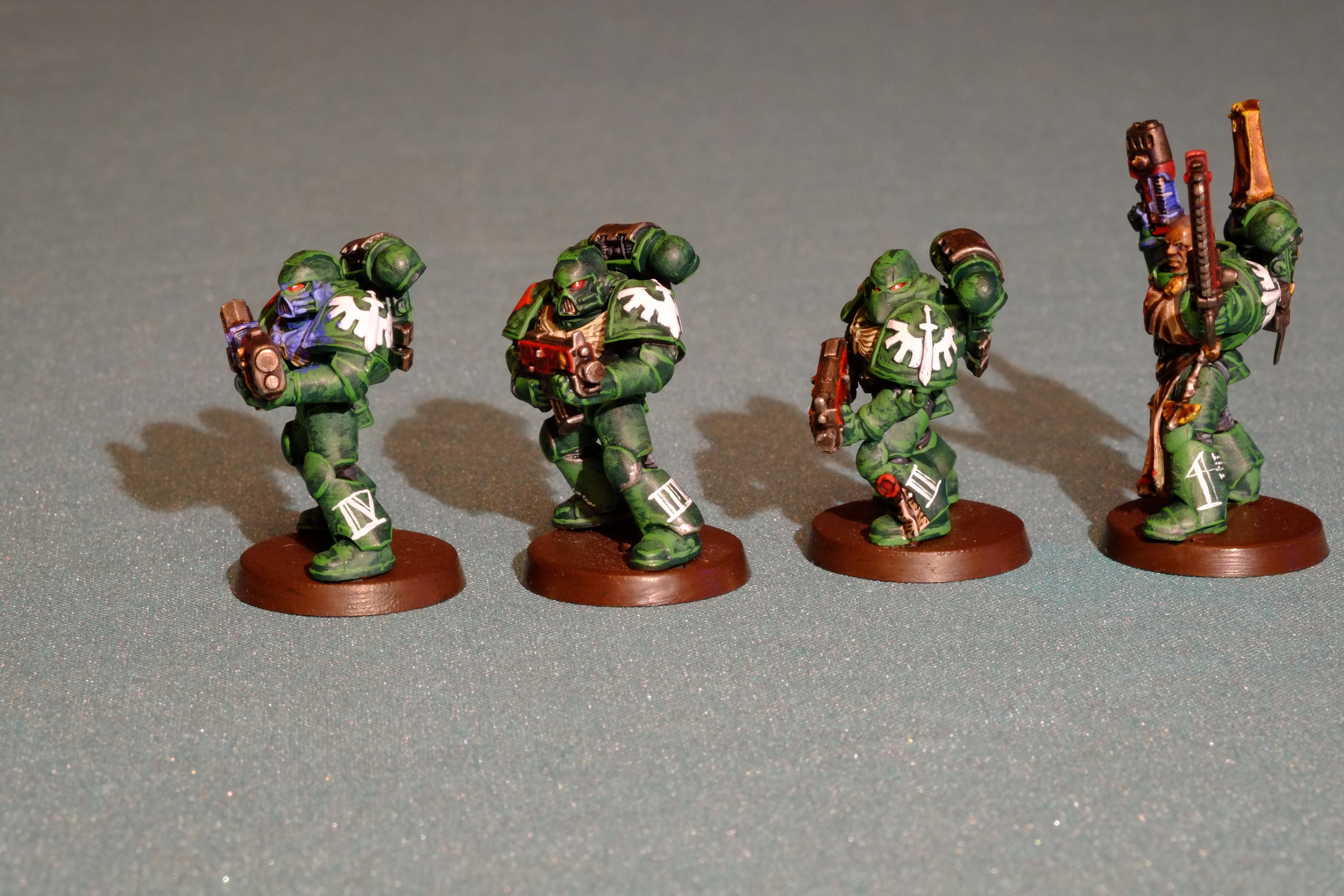 Cultists, Dark Angels, Dark Vengeance, Freehand, Object Source Lighting, Plasma, Space Marines