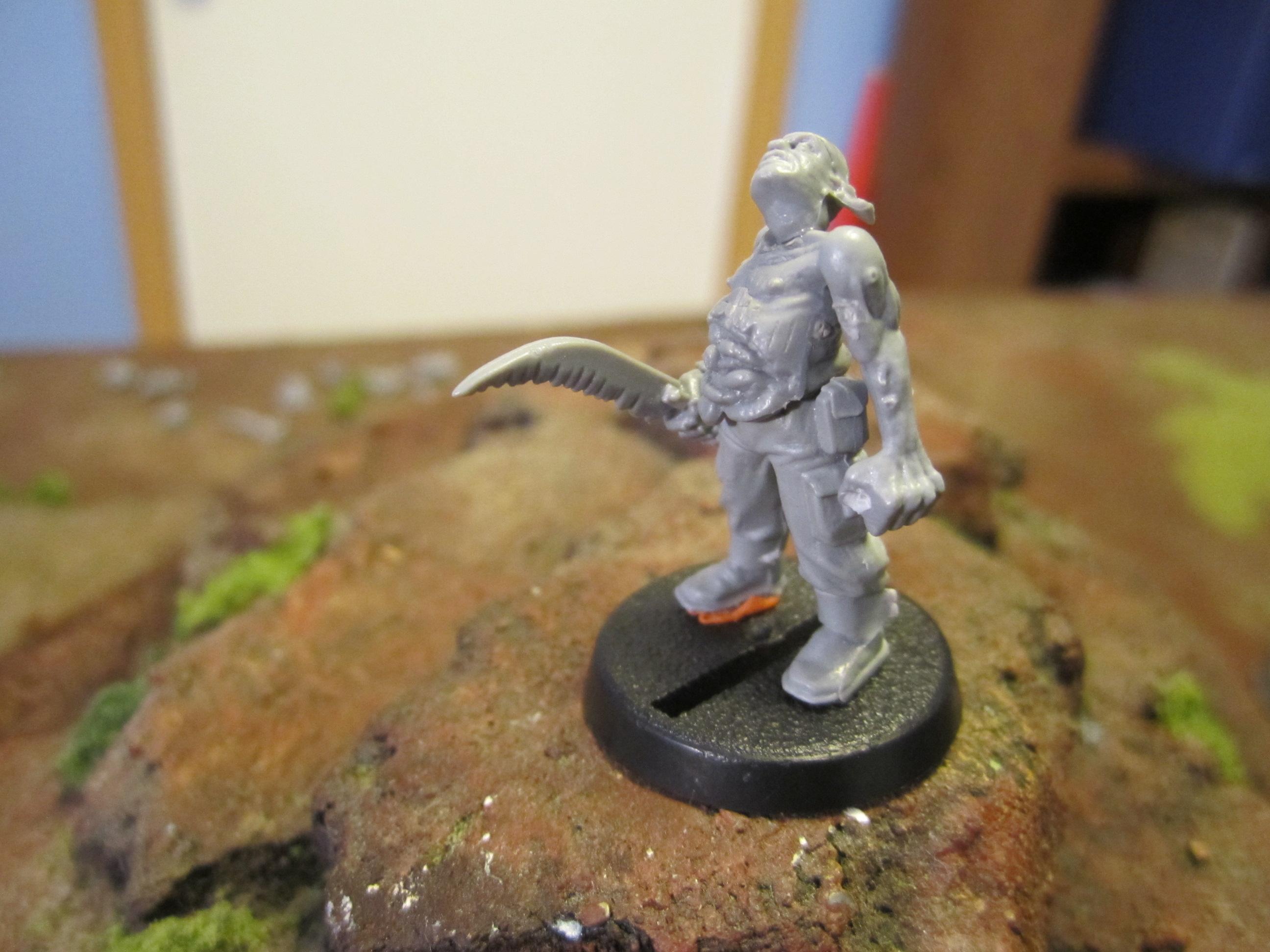Side view of the sarg. letting it all hang out