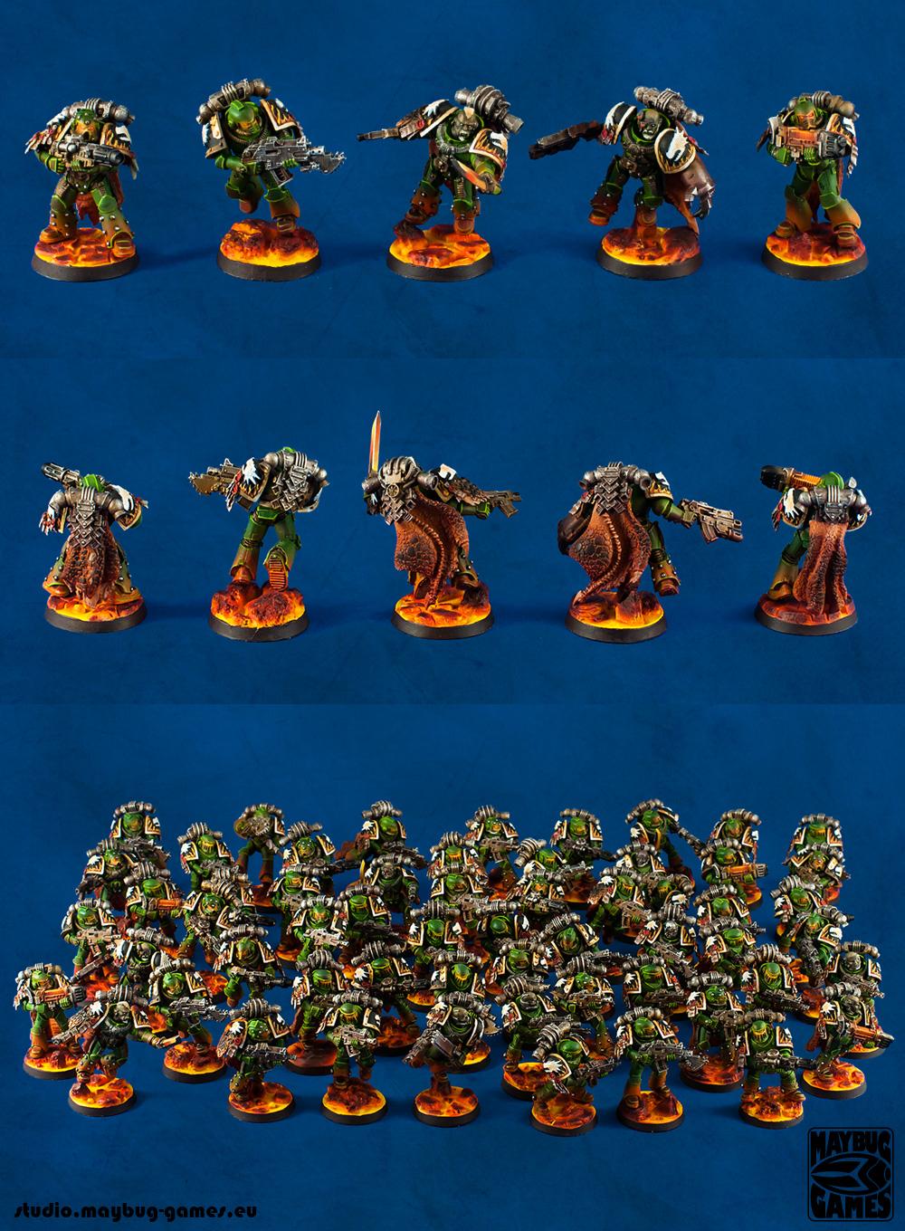 Custom, Pre Heresy, Salamanders, Space Marines, Warhammer 40,000