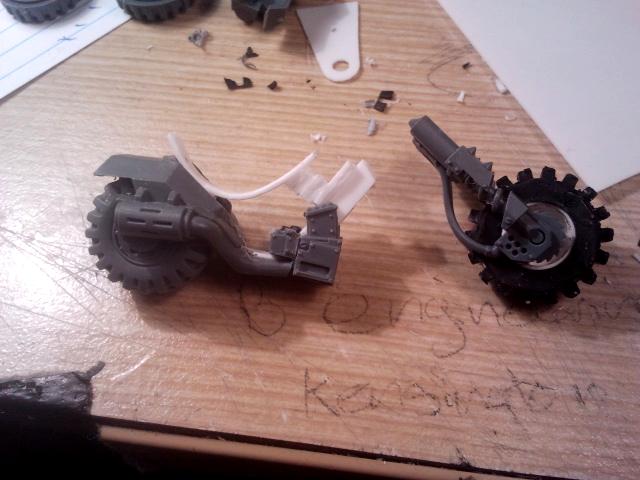 Radred Warbike heavily scratch built 1 start