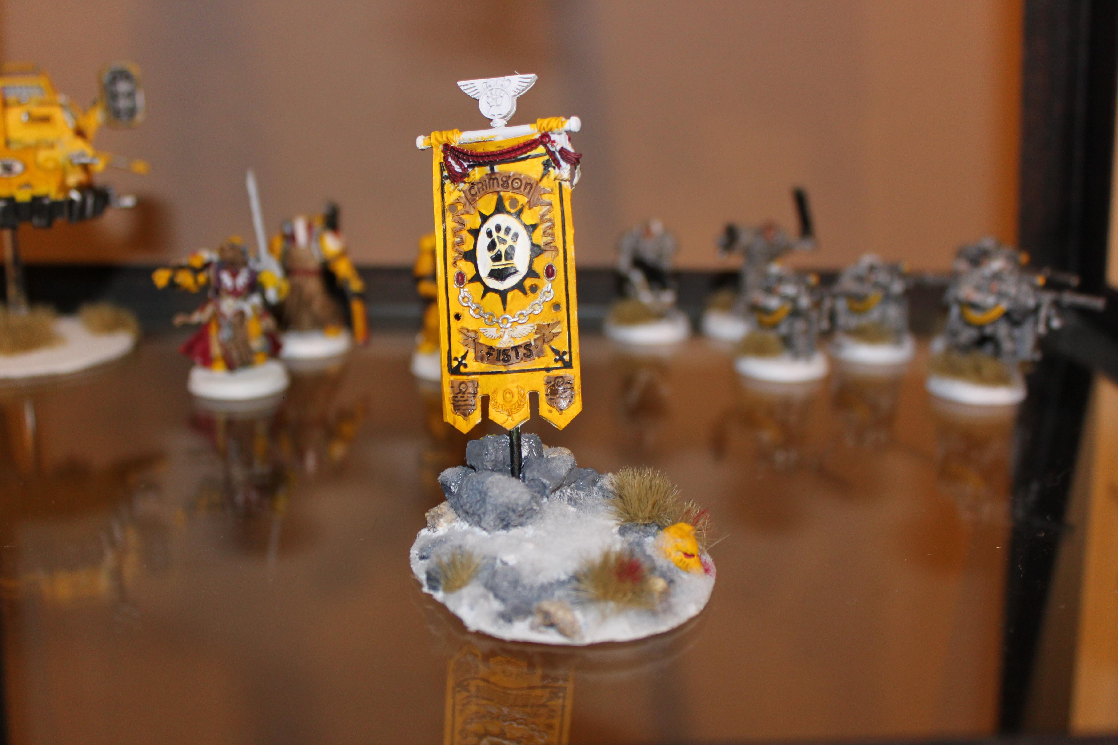 Banner, Imperial Fists, Space Marines, Warhammer 40,000