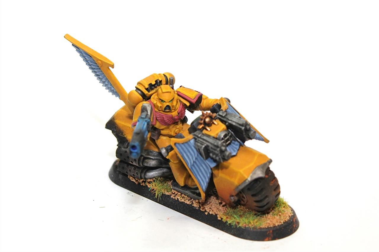 Bike, Imperial Fists, Space Marines