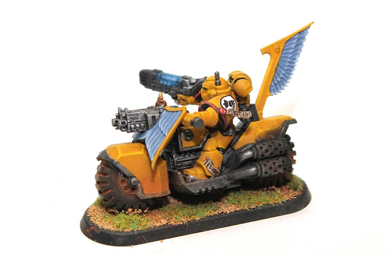 Bike, Imperial Fists, Space Marines