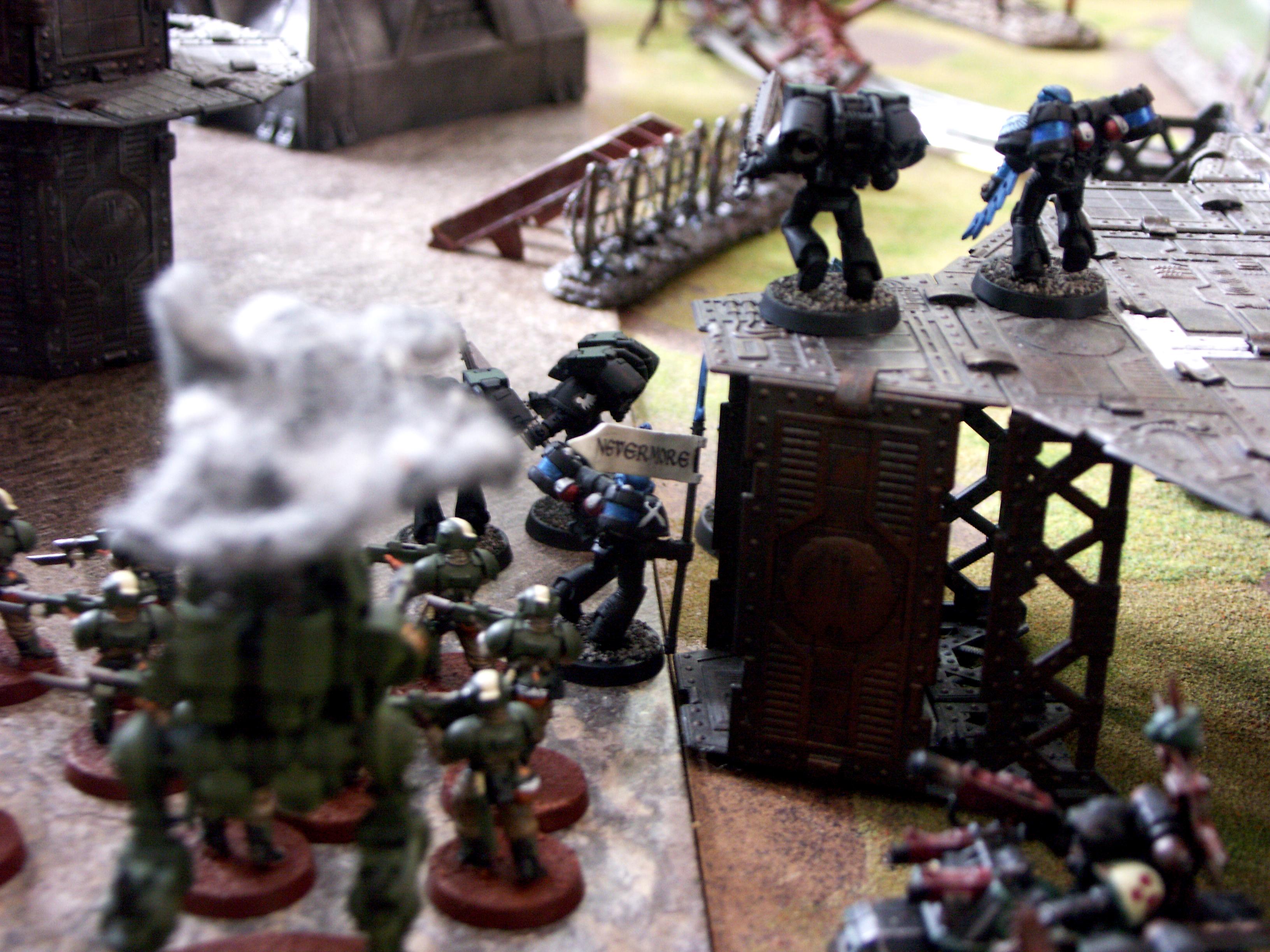 Battle Report, Campaign, Chaos, Chaos Space Marines, Cities Of Death, Guard, Imperial, Imperial Guard, Nurgle, Orks, Planetstrike, Raven Guard, Space Marines