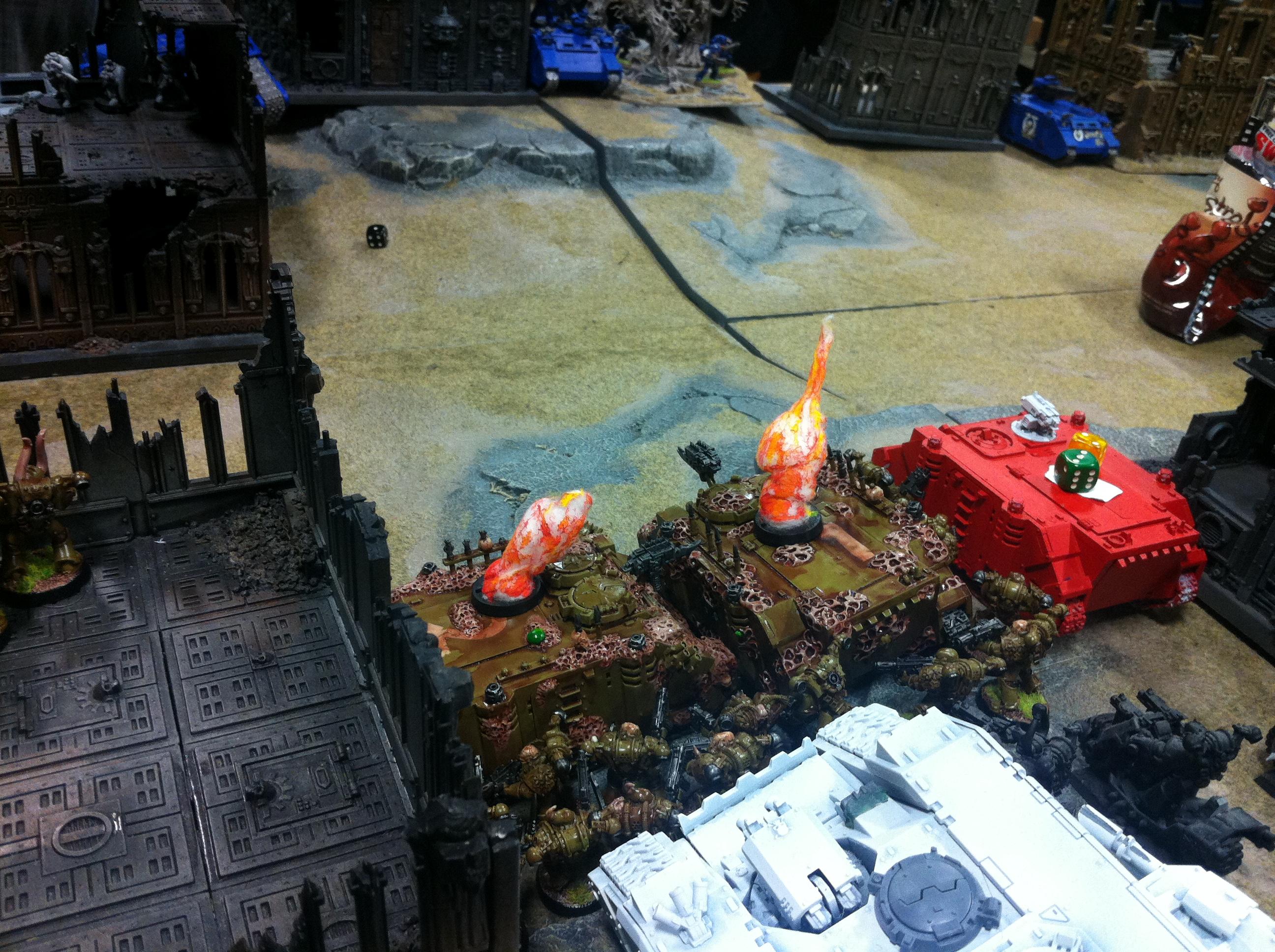 Battle Report, Game Table, Rhino