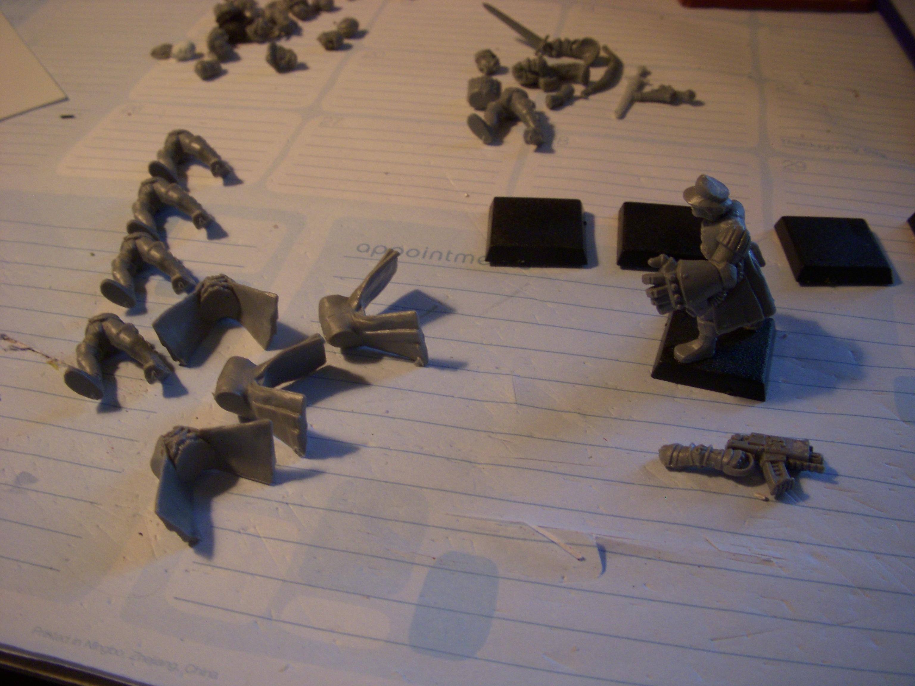 Commissar, Conversion, Imperial Guard, Power Fist, Wfb