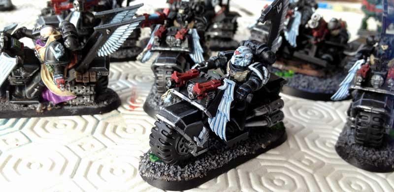 Bike, Dark Angels, Dark Vengance, Deathwing, Ravenwing, Sergeant, Space Marines, Terminator Armor