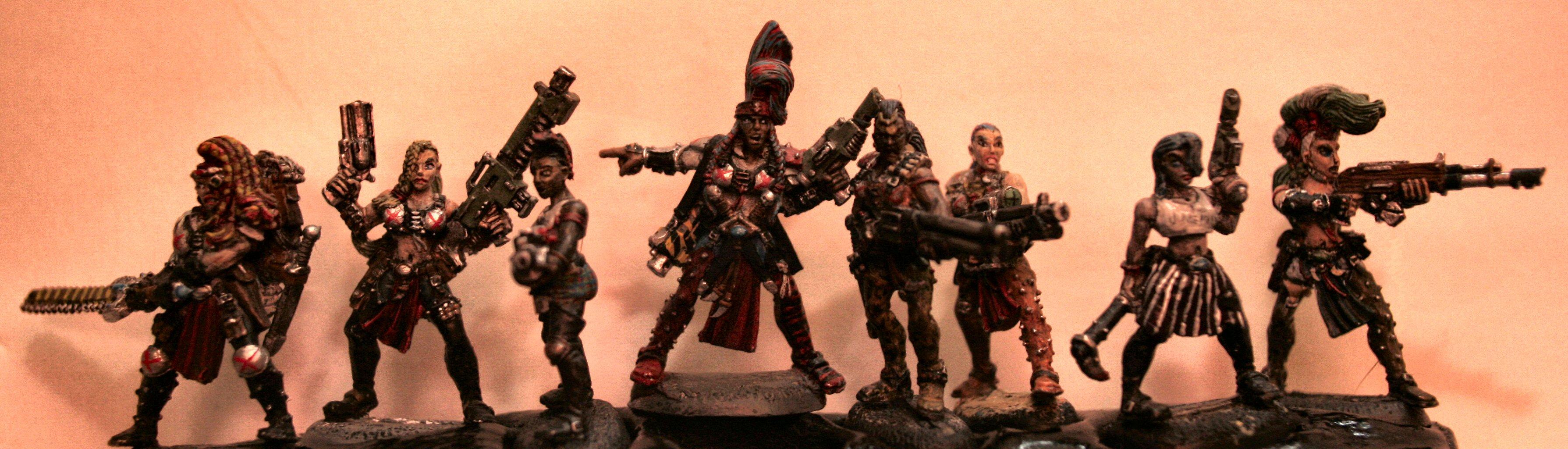 Escher, Female, Gang, Ganger, Juve, Necromunda