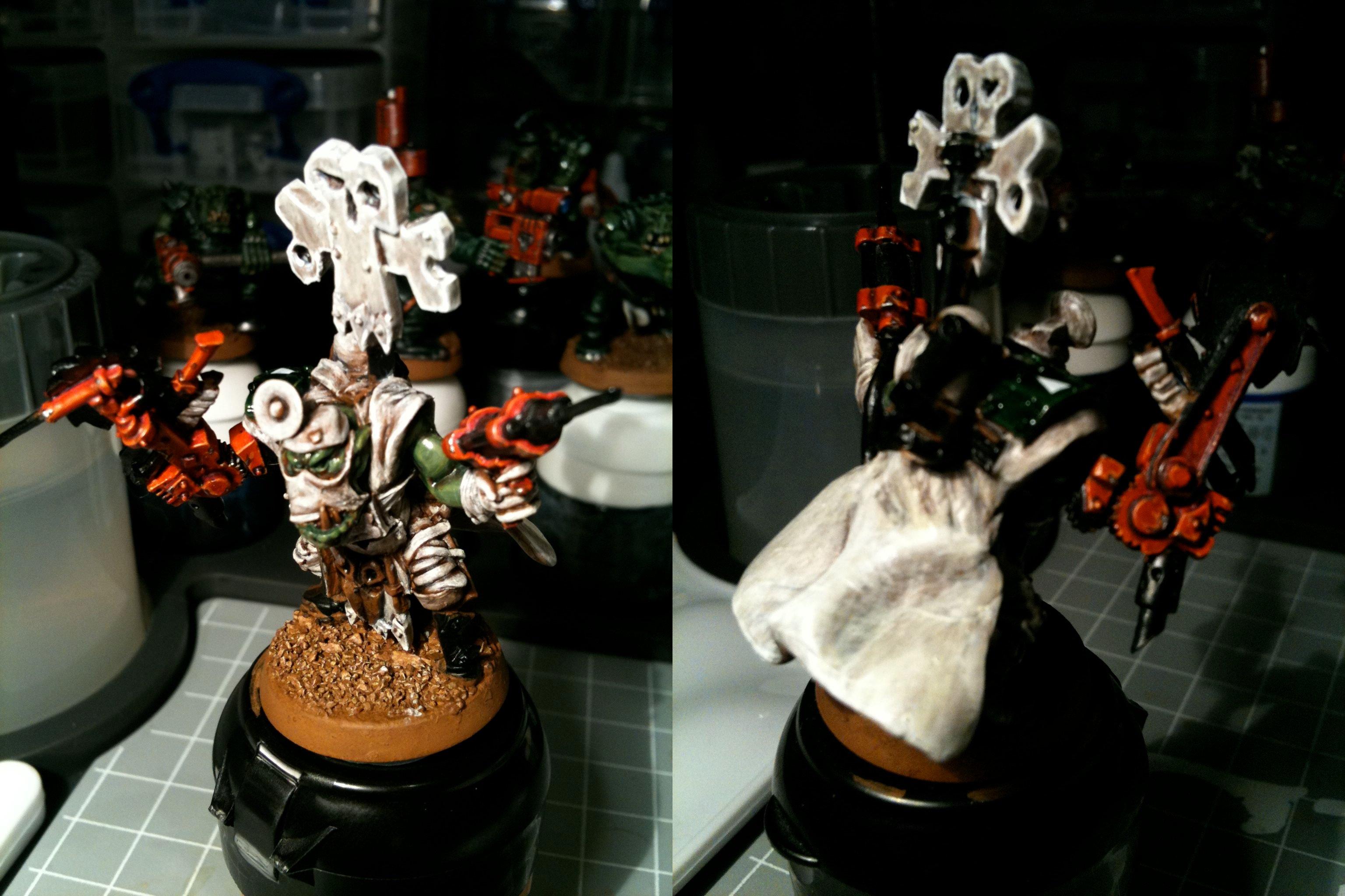 Da Ork Angelz, Nob, Orks, Painboy, Work In Progress