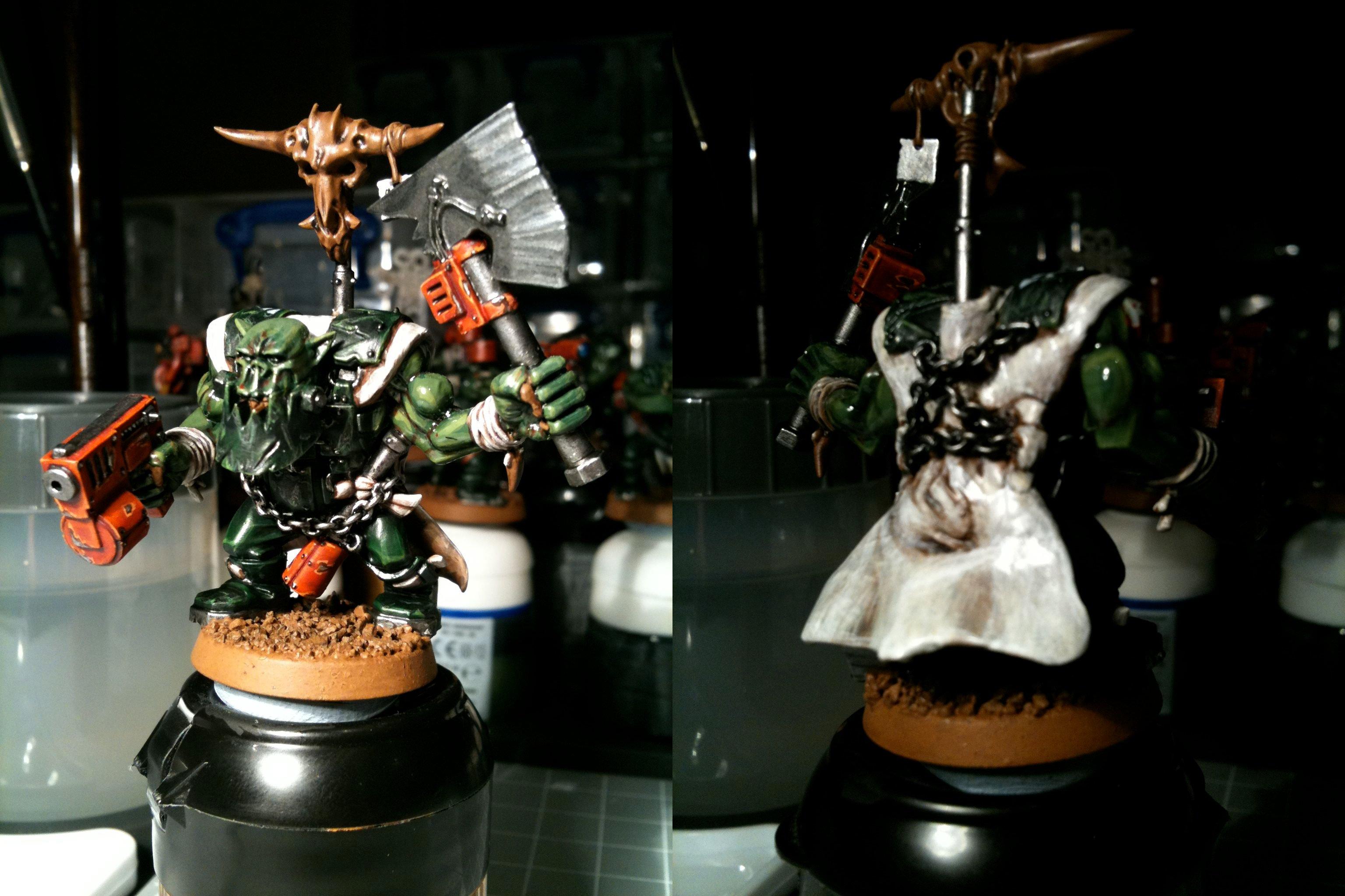 Da Ork Angelz, Nob, Orks, Work In Progress