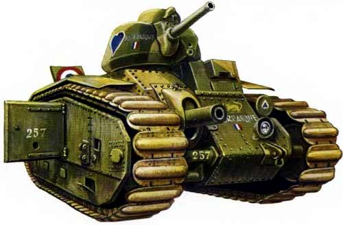 B2, French, Tank, B2