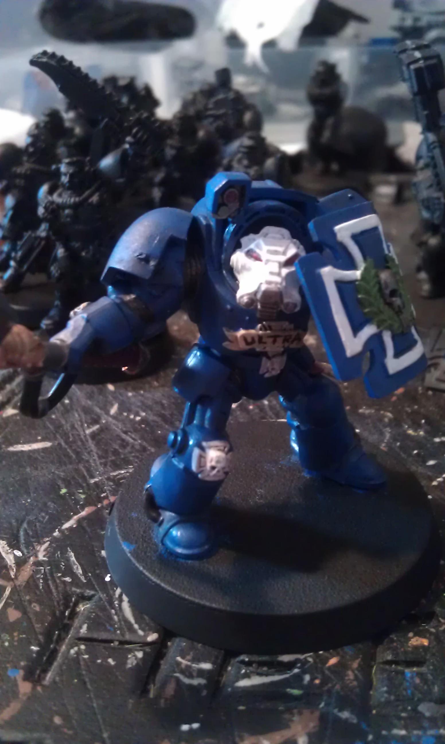 Storm Shield, Terminator Armor, Thunder Hammer, Ultramarines