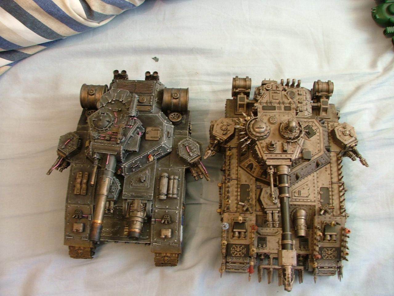 Baneblade, baneblade size difference