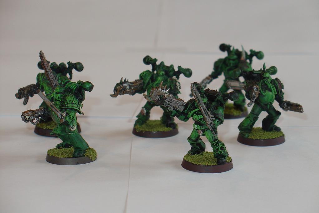 Chain, Chaos, Death Guard, Nurgle, Plague Marines, Squad, Swords, Tactical