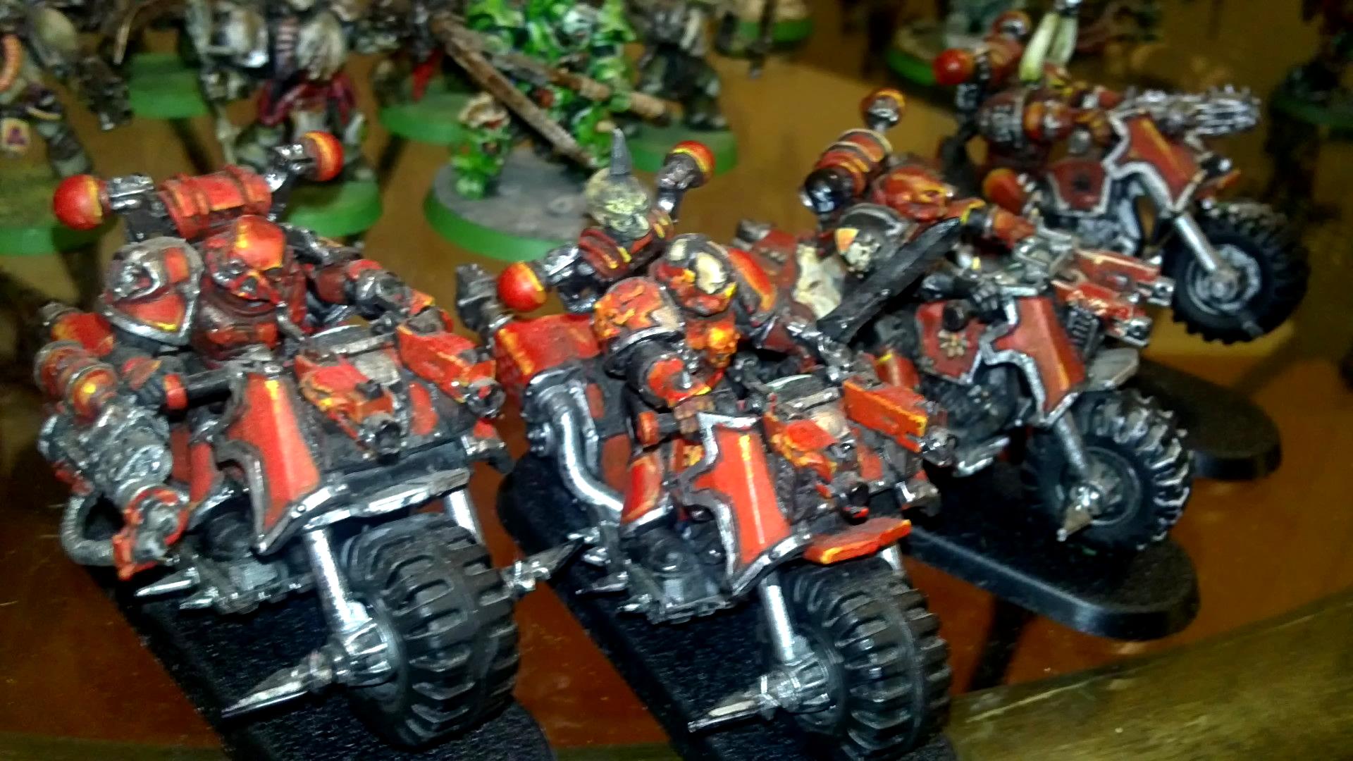 Bike, Chaos, Chaos Space Marines, Squad, Warhammer 40,000