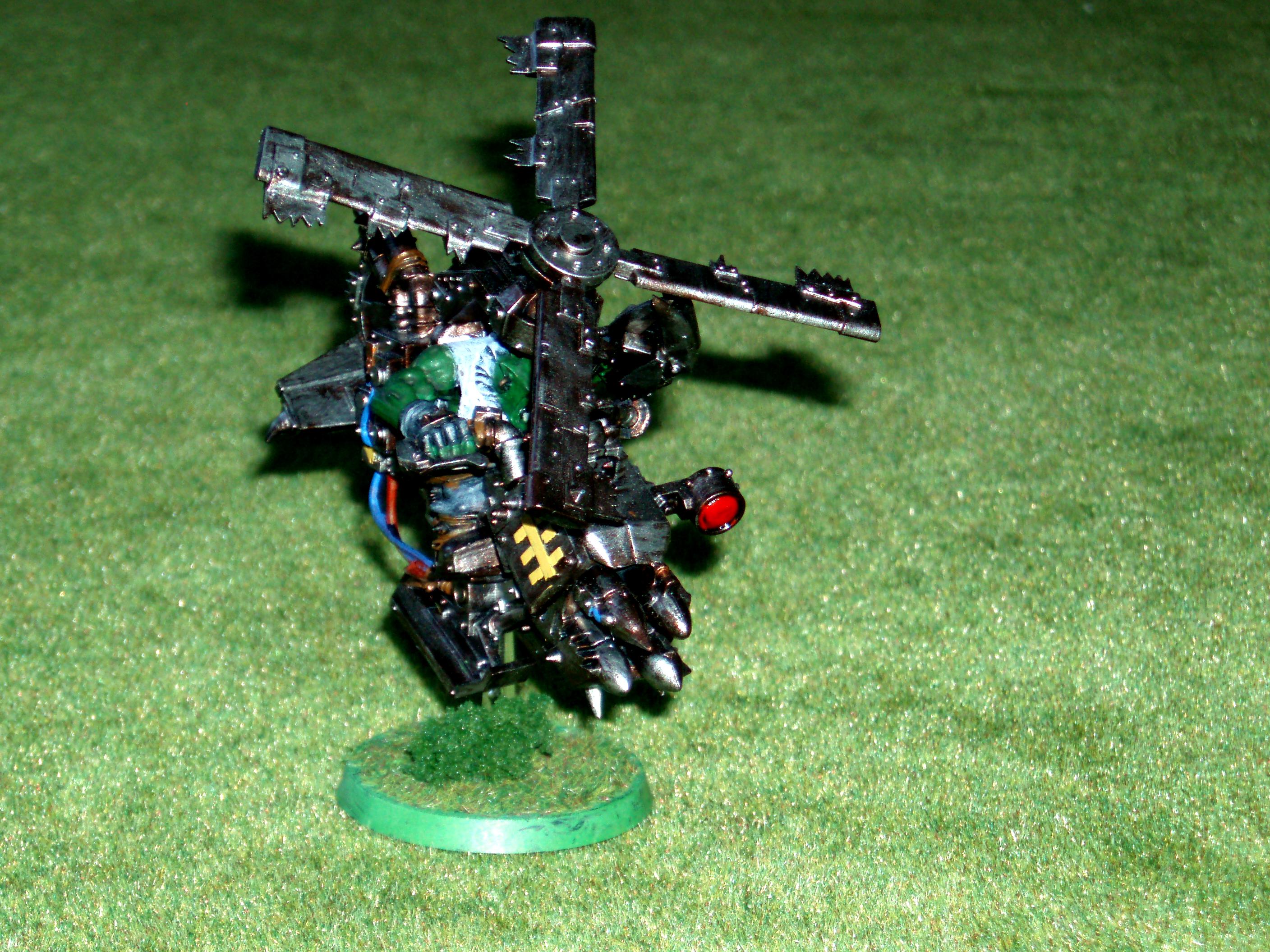 Custom, Dakka Dakka, Deffkopta, Orks, Power Klaw, Scratch Build, Waaagh