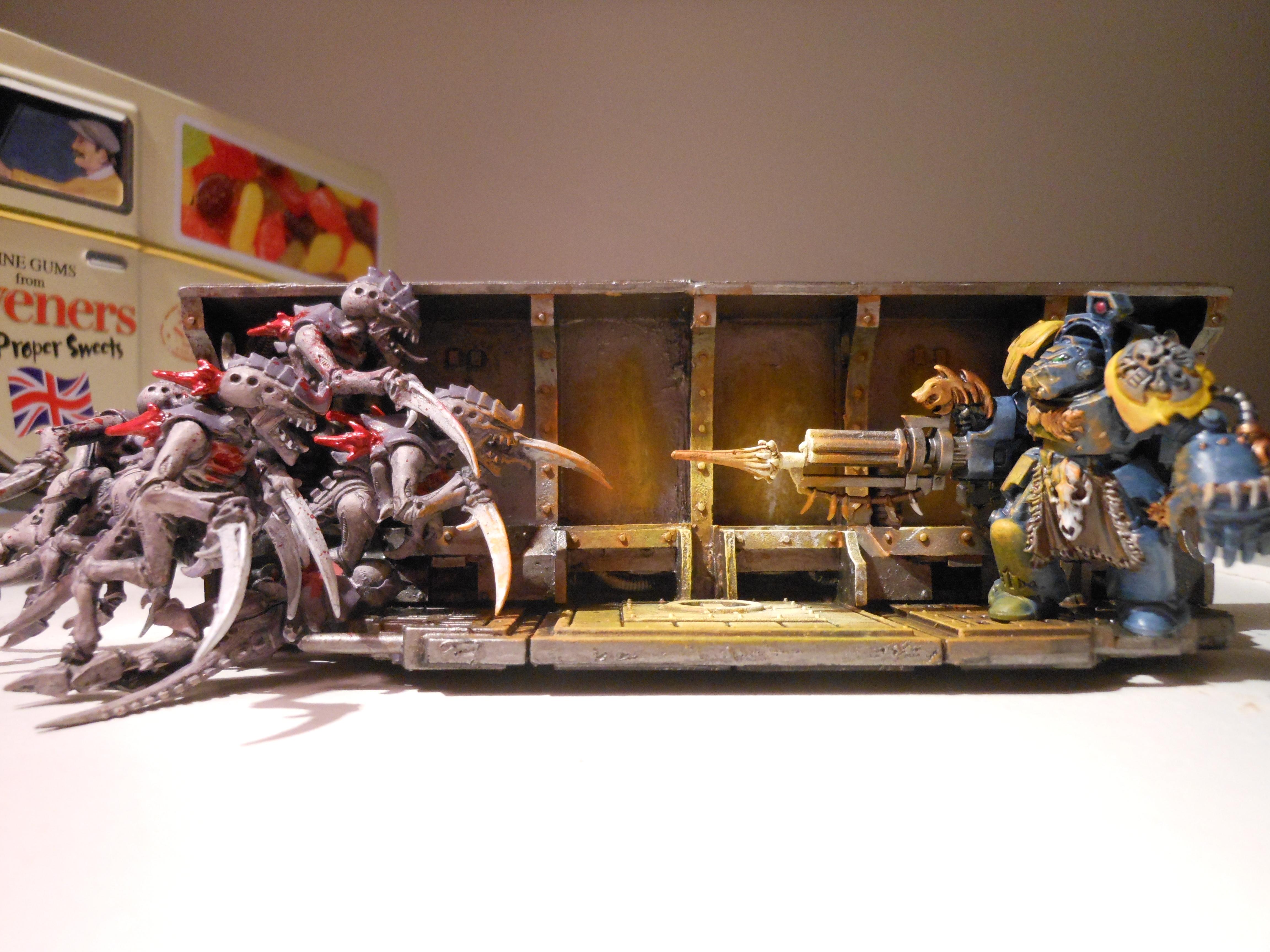 Gore, Hormagaunts, Object Source Lighting, Space Wolves, Spacehulk, Terminator Armor, Tyranids