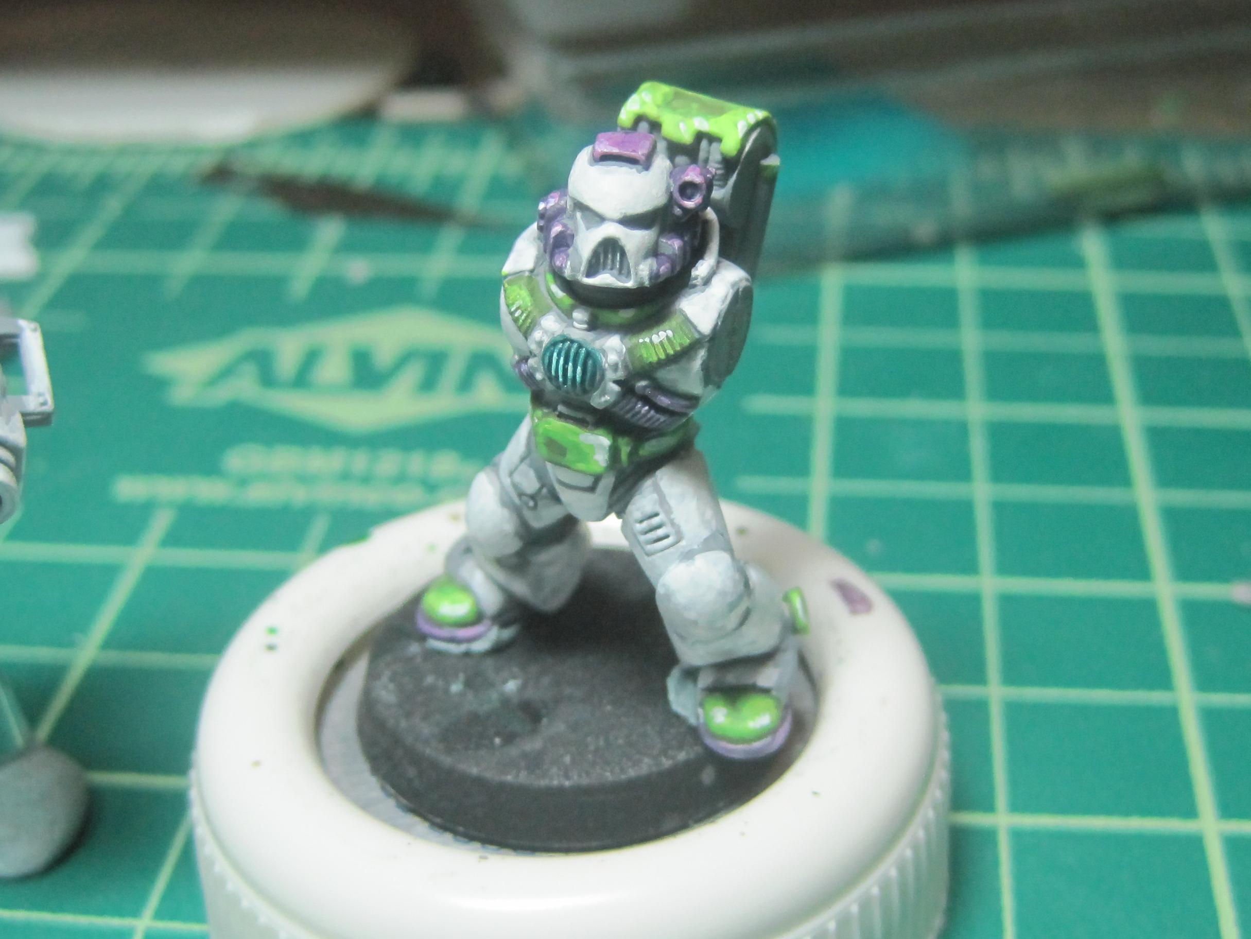 Test Model - Gray Base - Step 15 - Body - White