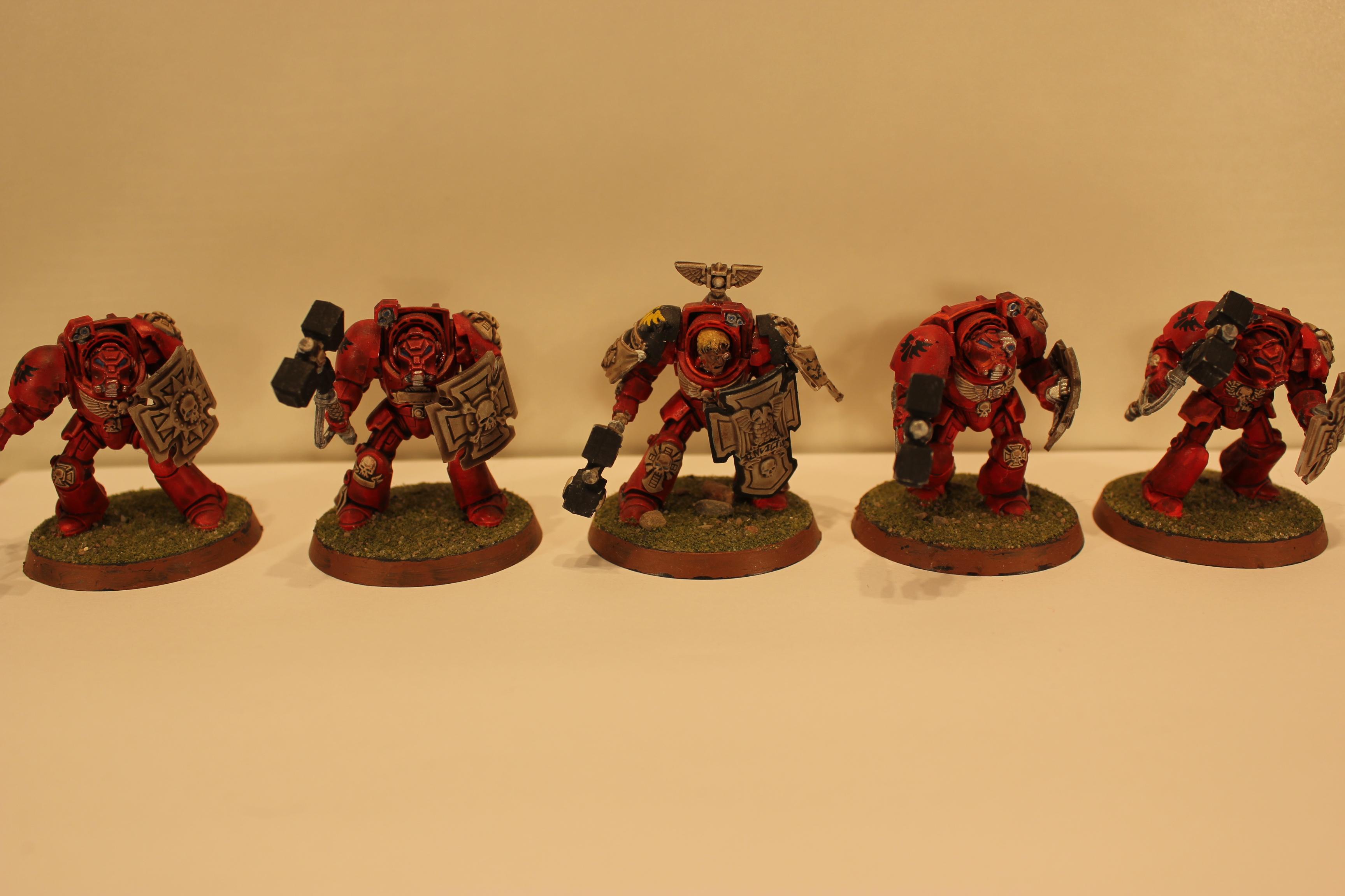 Angel, Assault, Blood, Sargeant, Storm Shields, Terminator Armor, Thunder Hammers