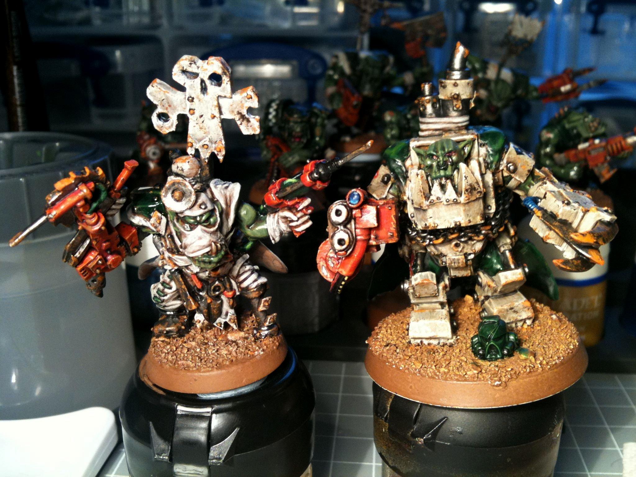 Da Ork Angelz, Meganob, Orks, Painboy, Work In Progress