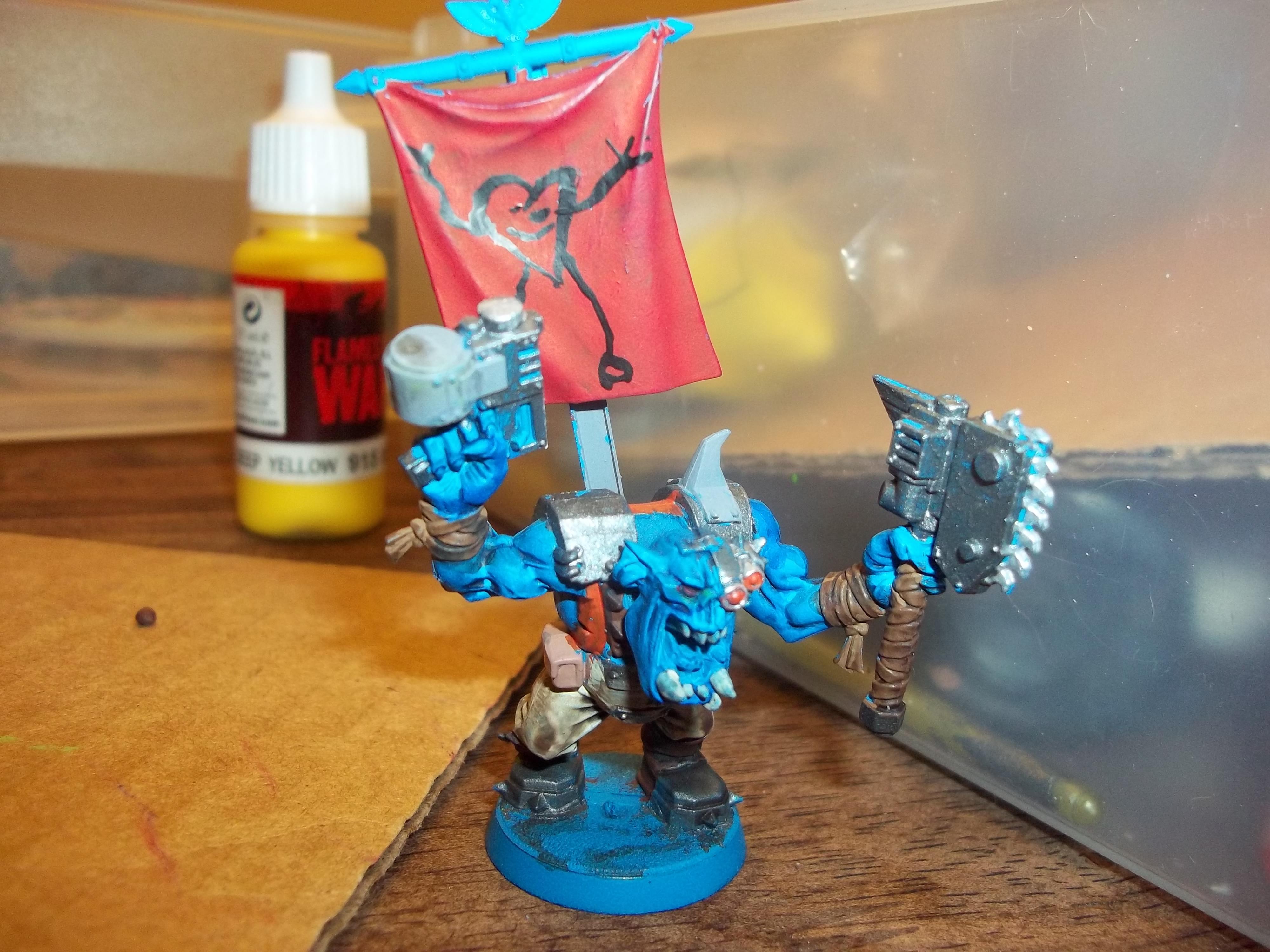 Nob with Banner, She dooddles that pic, has for 6 years