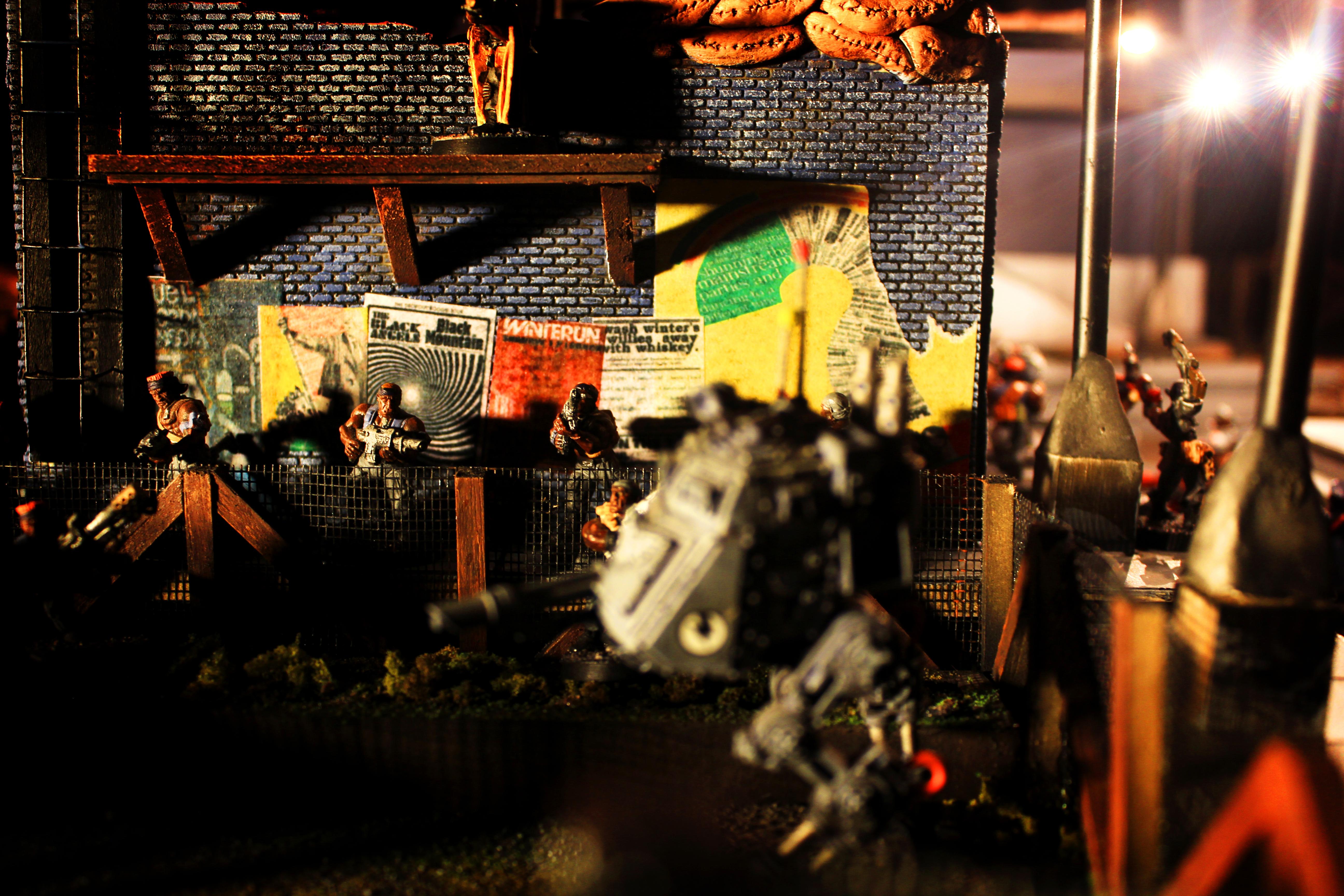 Broken Body Clock, Cities Of Death, Flynn Buckland, Imperial Guard, Terrain, Warhammer 40,000, Warhammer Fantasy
