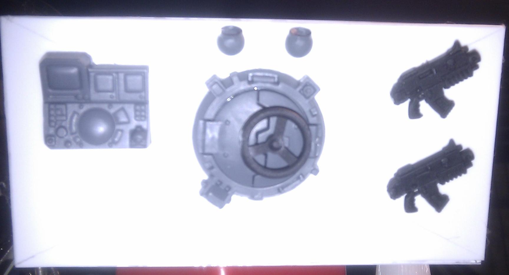 back end of cannon housing with loading hatch