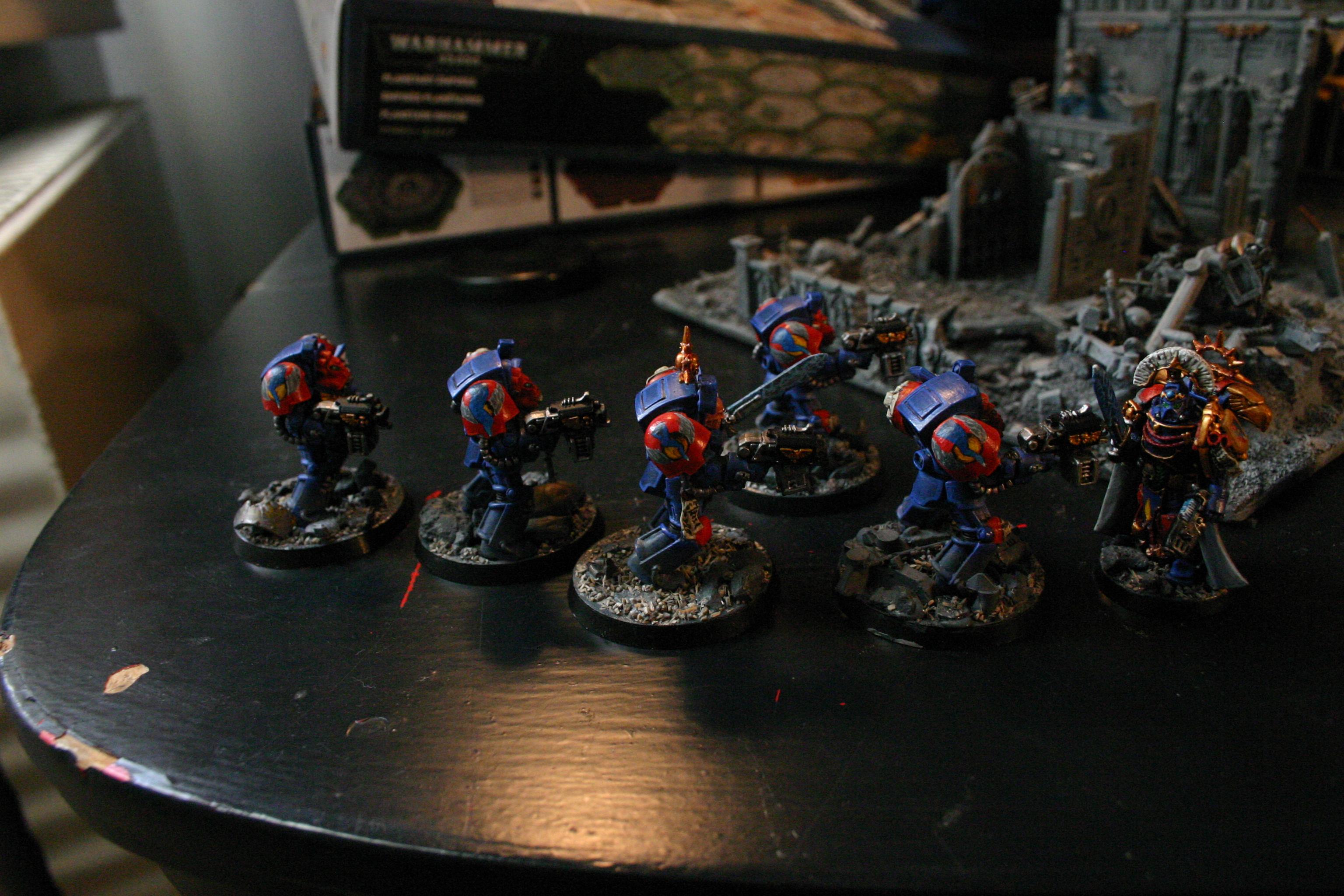 Chapter Symbol, Space Marines, Terminator Armor, Thunder Dragons, Warhammer 40,000