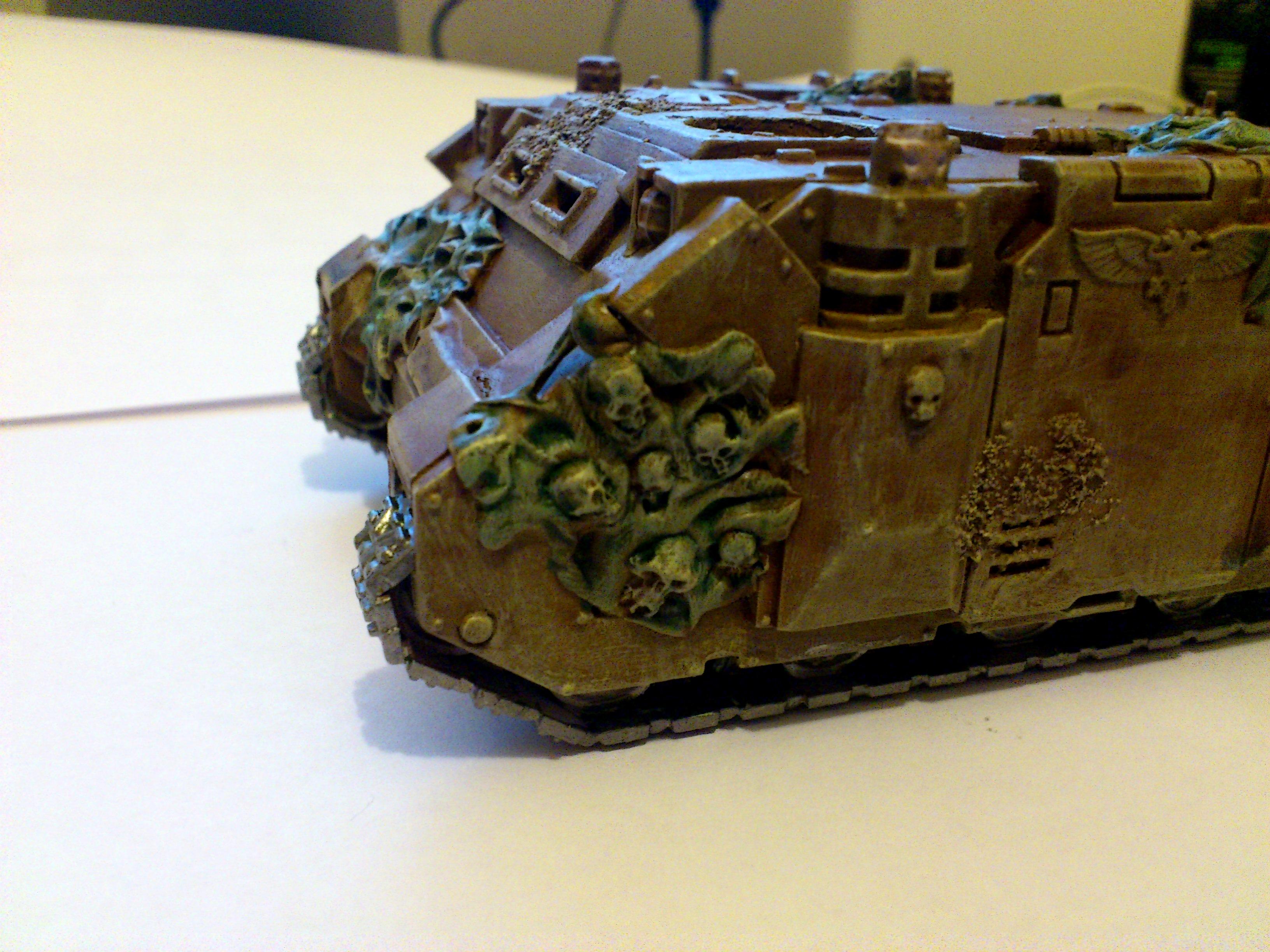 Chaos, Chaos Space Marines, Conversion, Nurgle, Pip, Rhino, Space Marines, Work In Progress