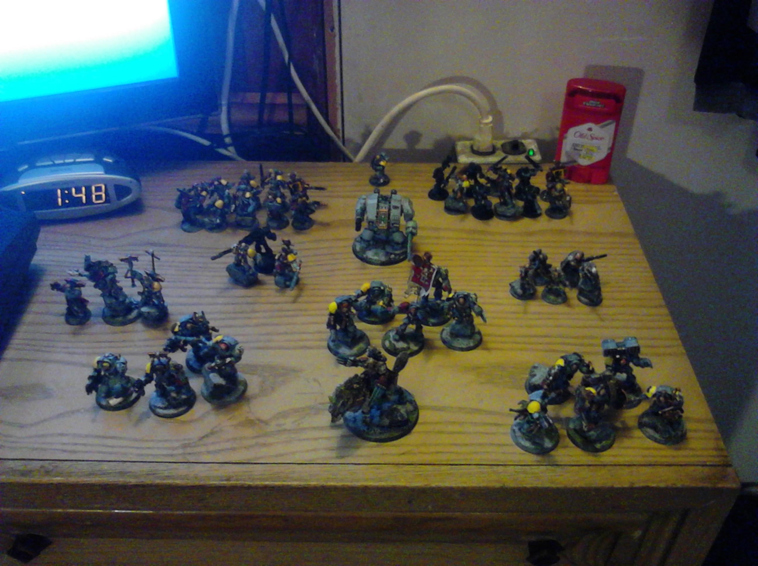 Wide Shot of Army