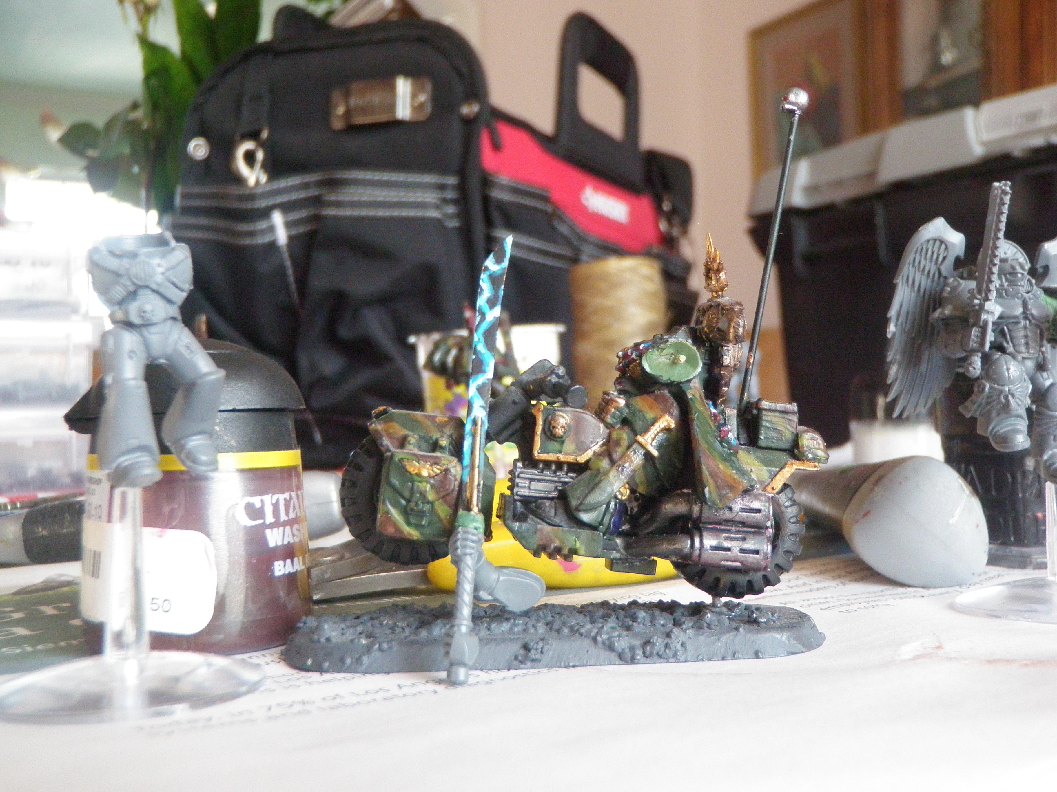 Rebuilding Space Marine Biker Captain