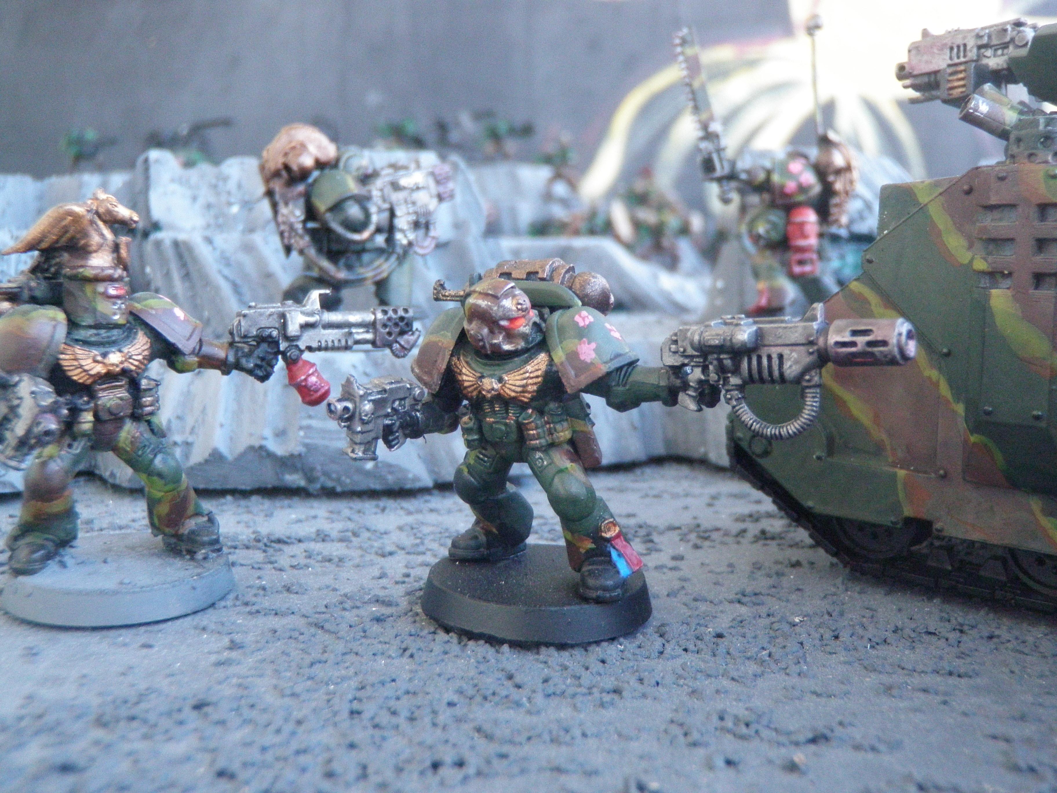 Camouflage, Space Marines, Tactical Squad