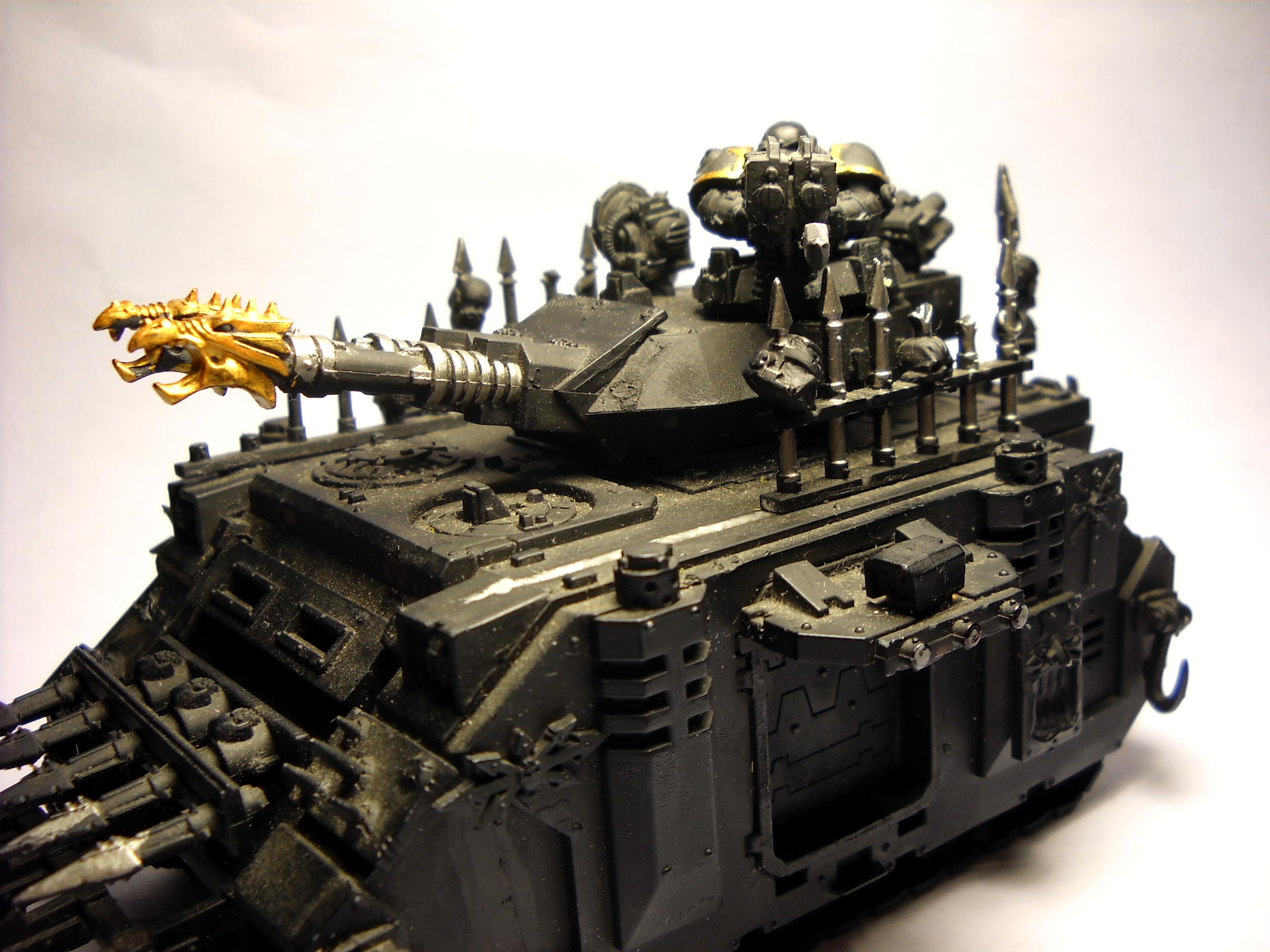 Chaos, Chaos Space Marines, Predators, Rhino, Tank