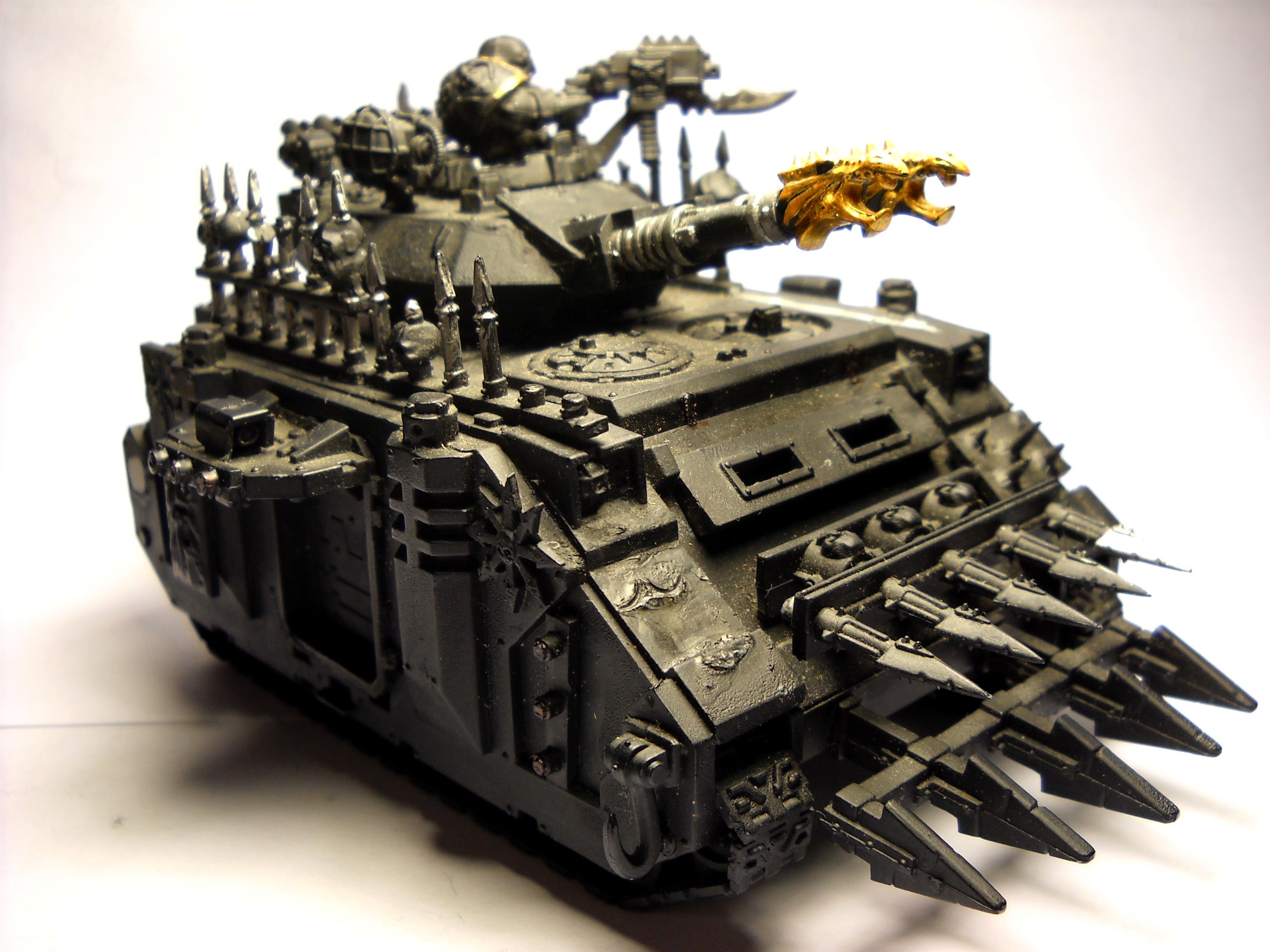 Chaos, Chaos Space Marines, Predators, Rhino, Tank