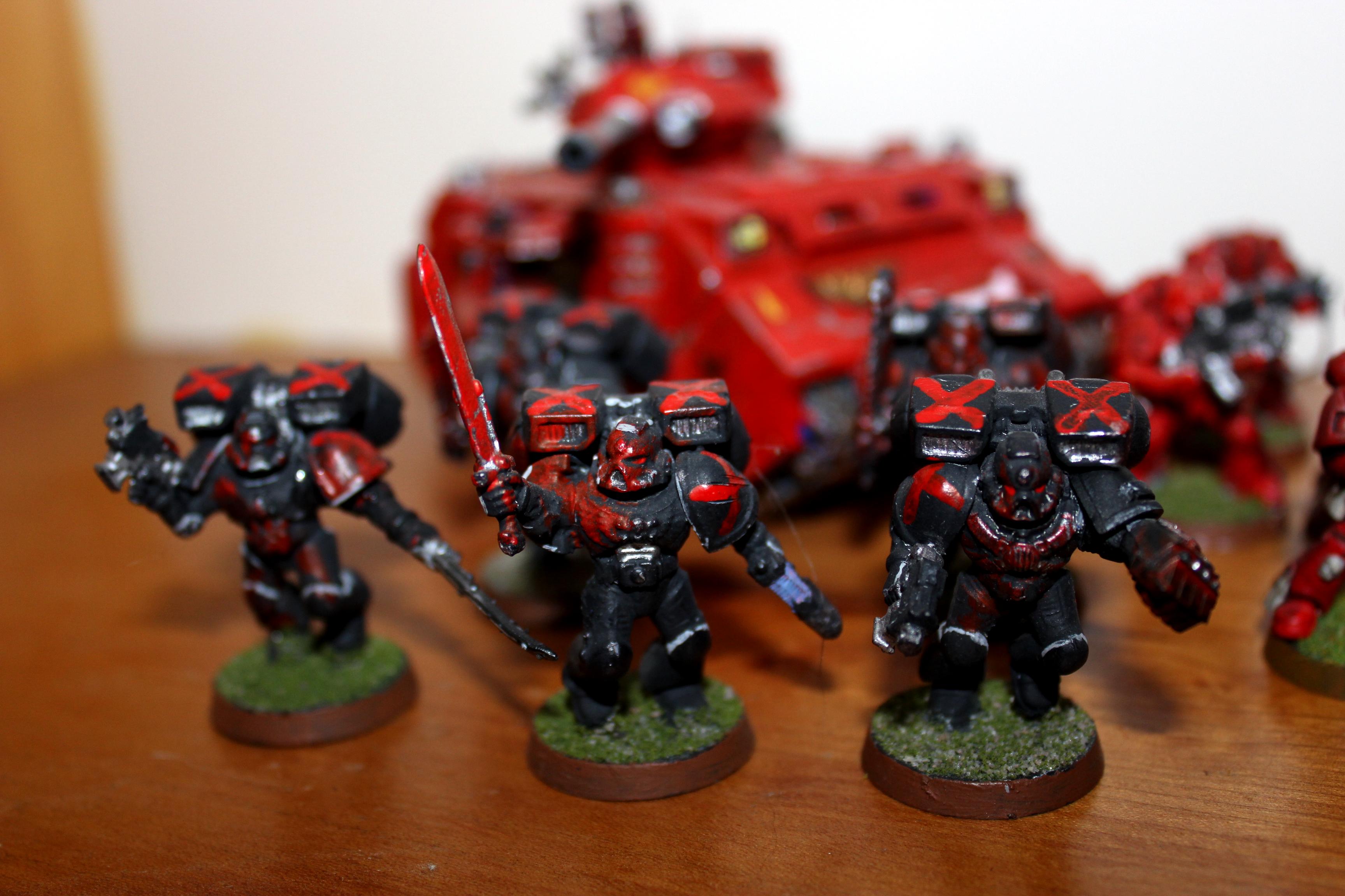 Angel, Blood, Death Company, Dreadnought, Land Raider, Predator, Razorback, Sanguinary Guard, Space, Space Marines, Tactical, Tank, Terminator Armor, Warhammer 40,000, Warhammer Fantasy