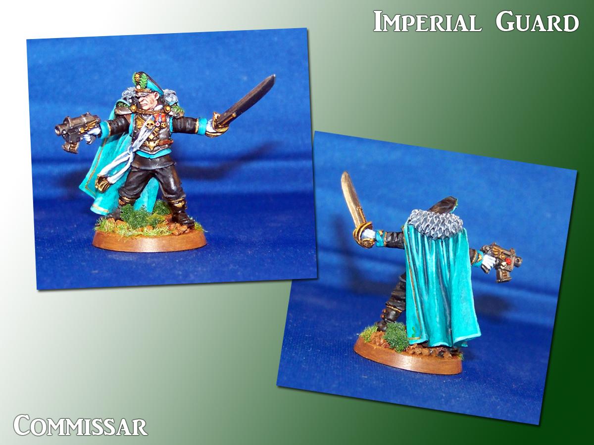 Commissar, Finecast, Imperial Guard, Warhammer 40,000