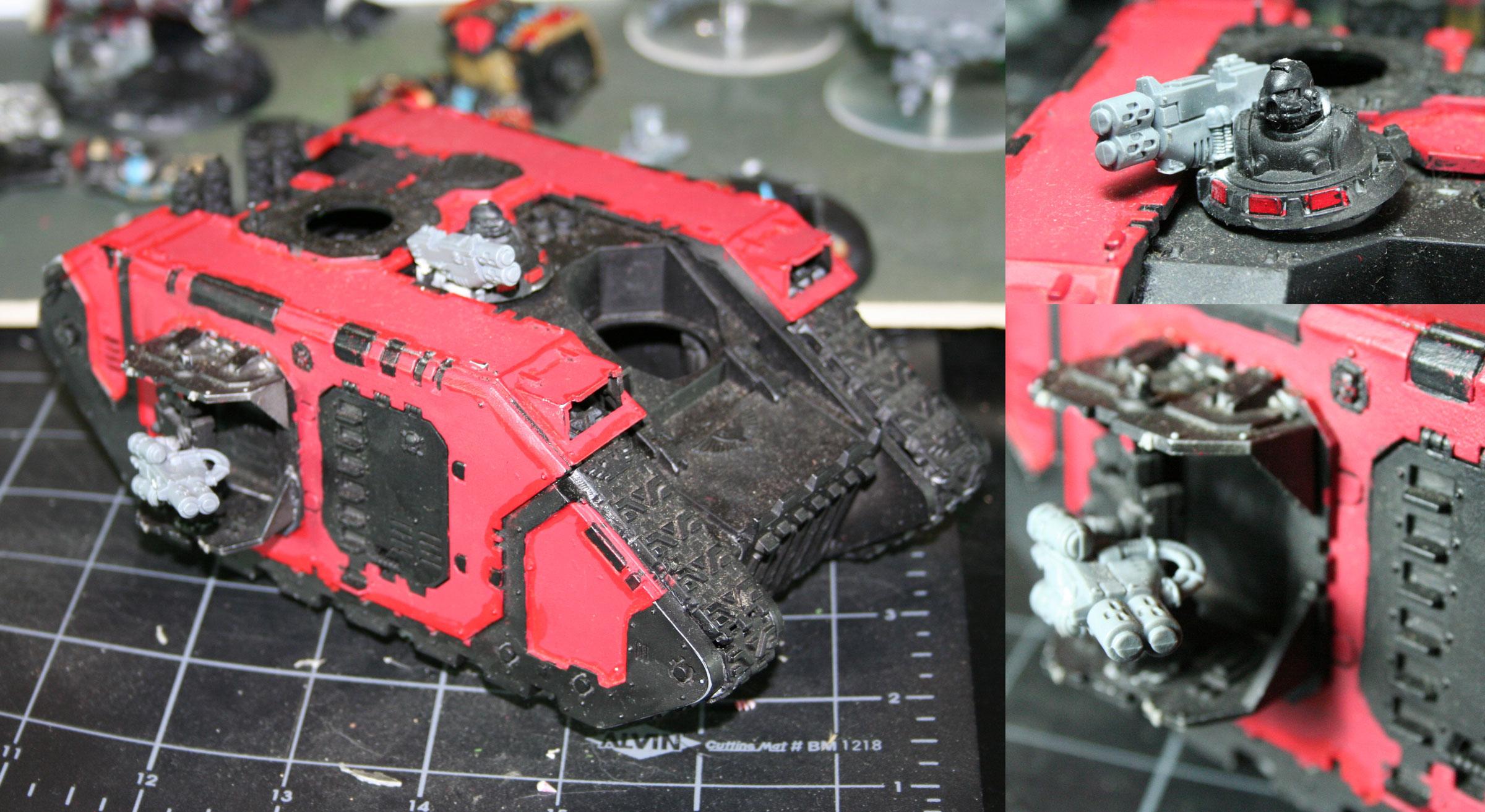 Ebay, Land Raider, Lr, Meltagun, Space Marines, Work In Progress, Wreck