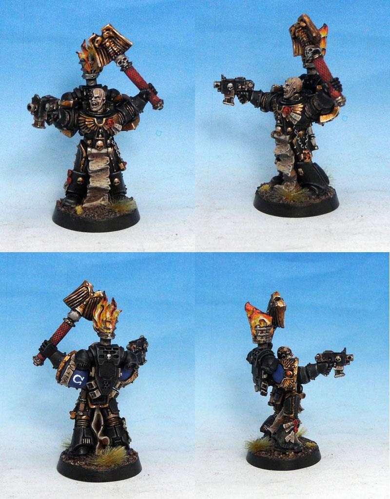 Chaplain, Smurfs, Space Marines, Ultra Marines, Um