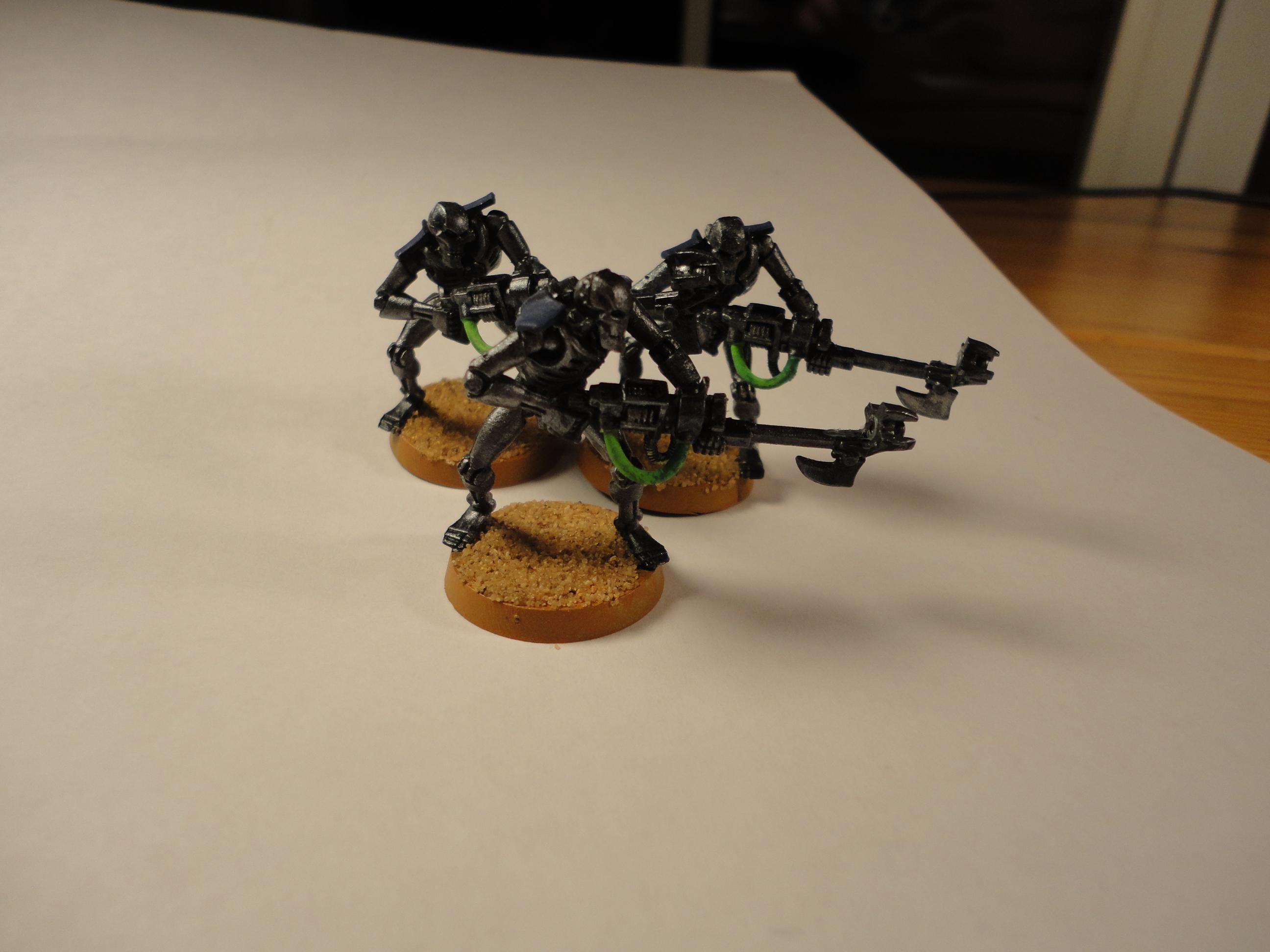 Necrons, Warriors, Work In Progress
