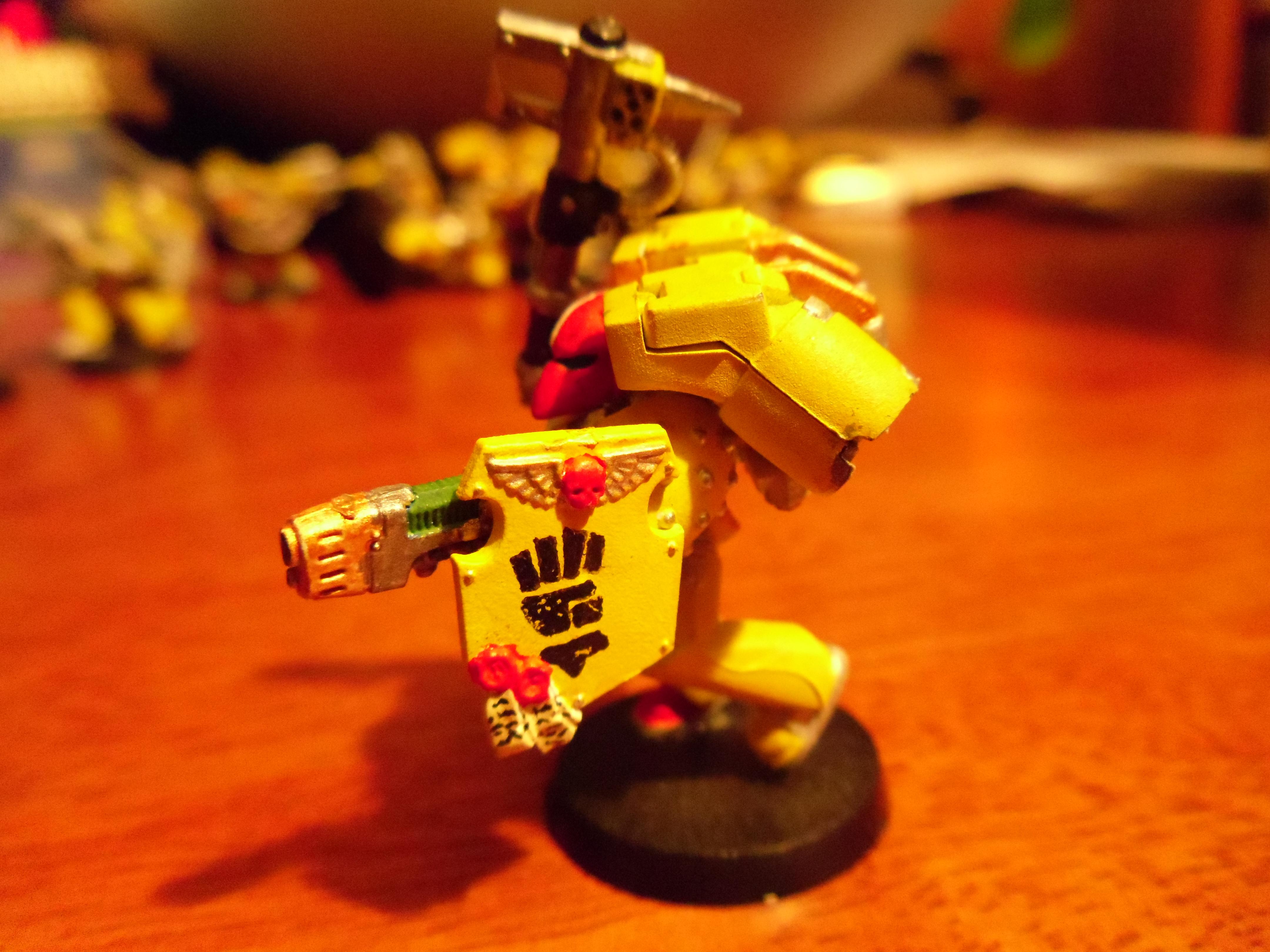 Angry, Budget, Cheap, Imperial Fists, Space Marines, Vengeance, Work In Progress, Yellow