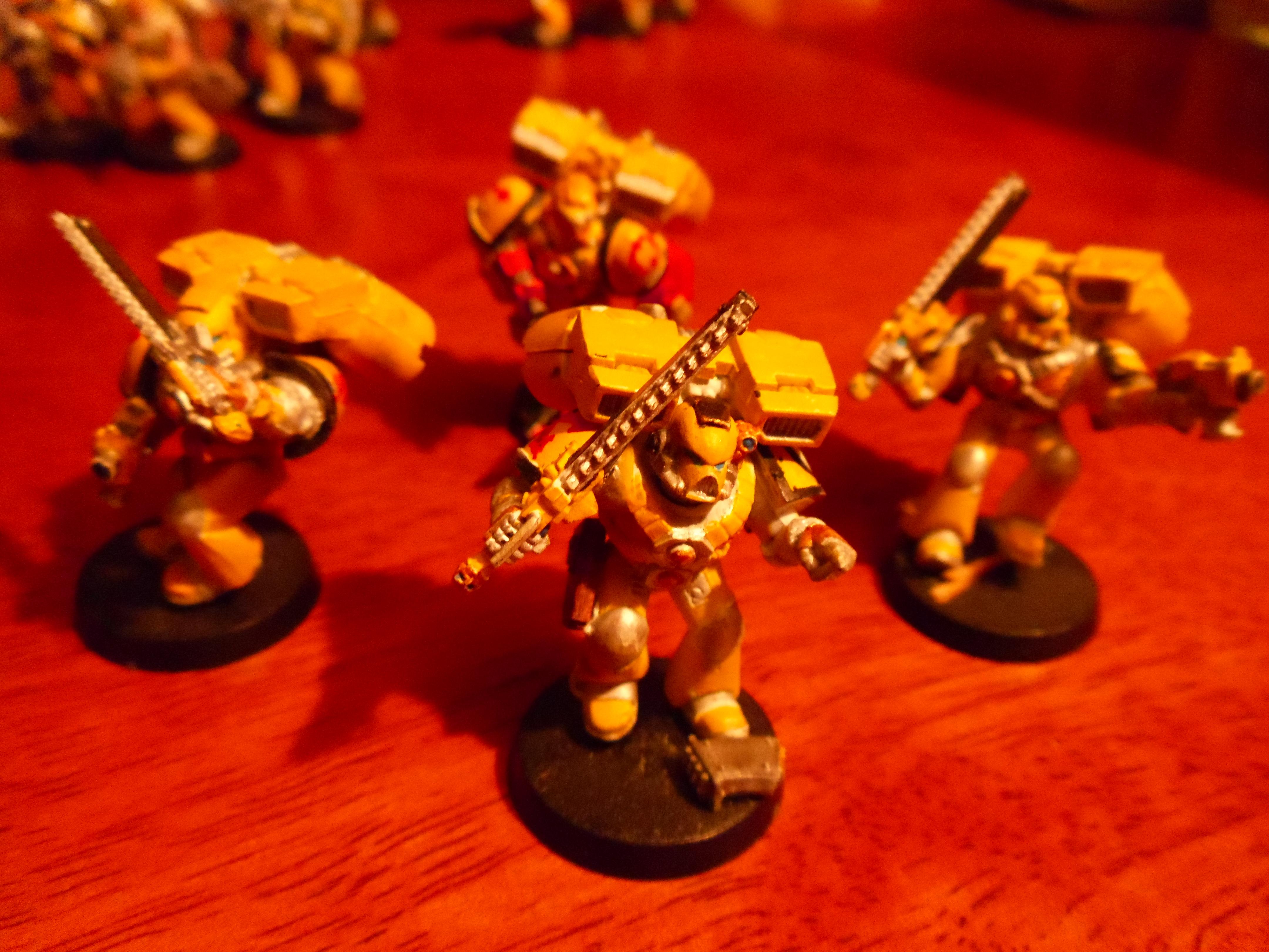 Angry, Budget, Cheap, Imperial Fists, Space Marines, Vengeance, Work In Progress, Yellow