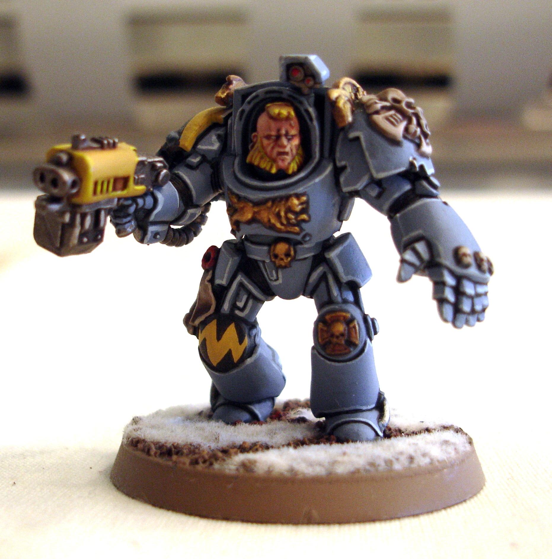 Space, Space Marines, Terminator Armor, Warhammer 40,000, Wolves