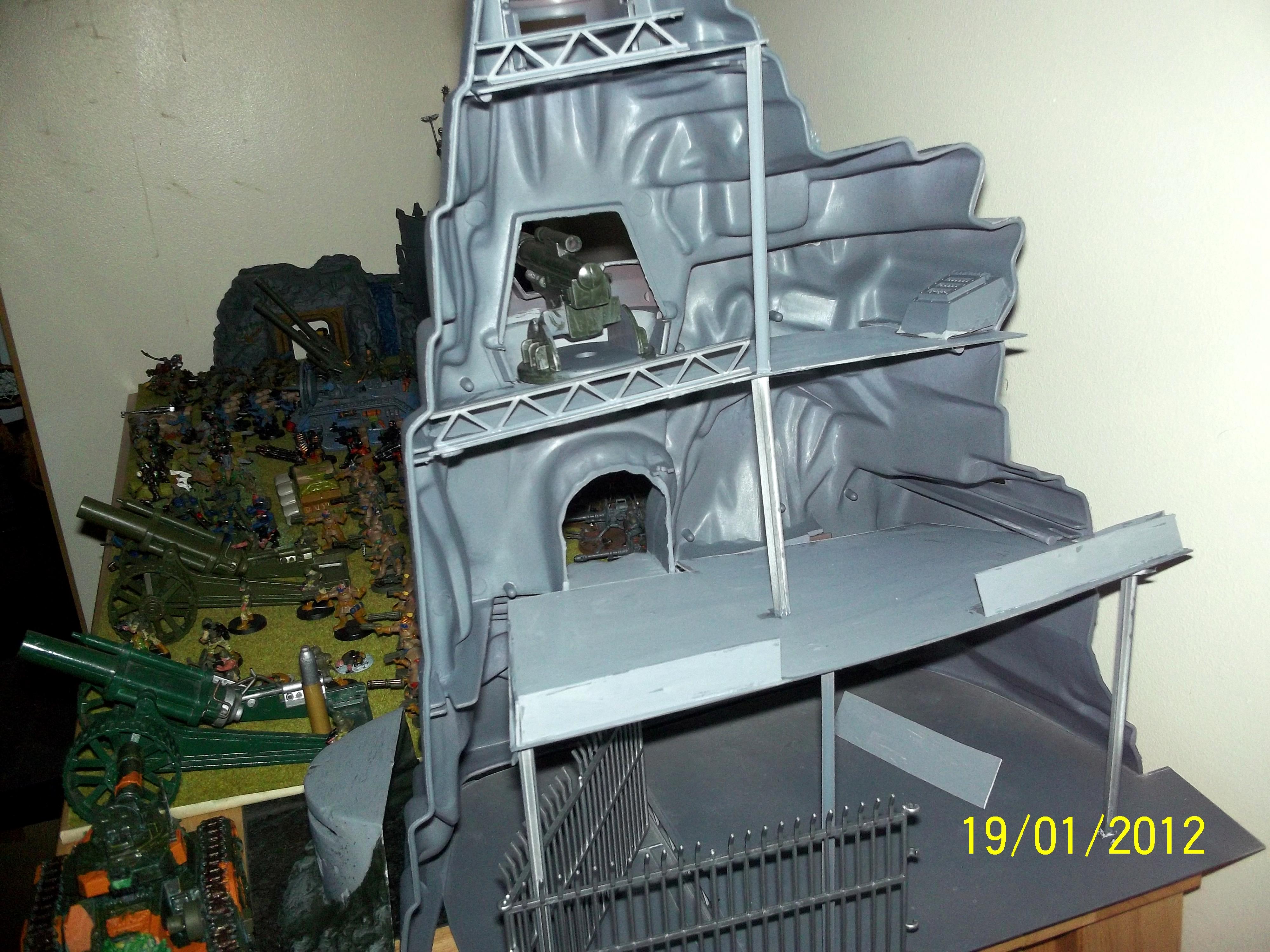Fortress, Guns Of Navarone, Marx, Mountain, Terrain, Toy, World War 2