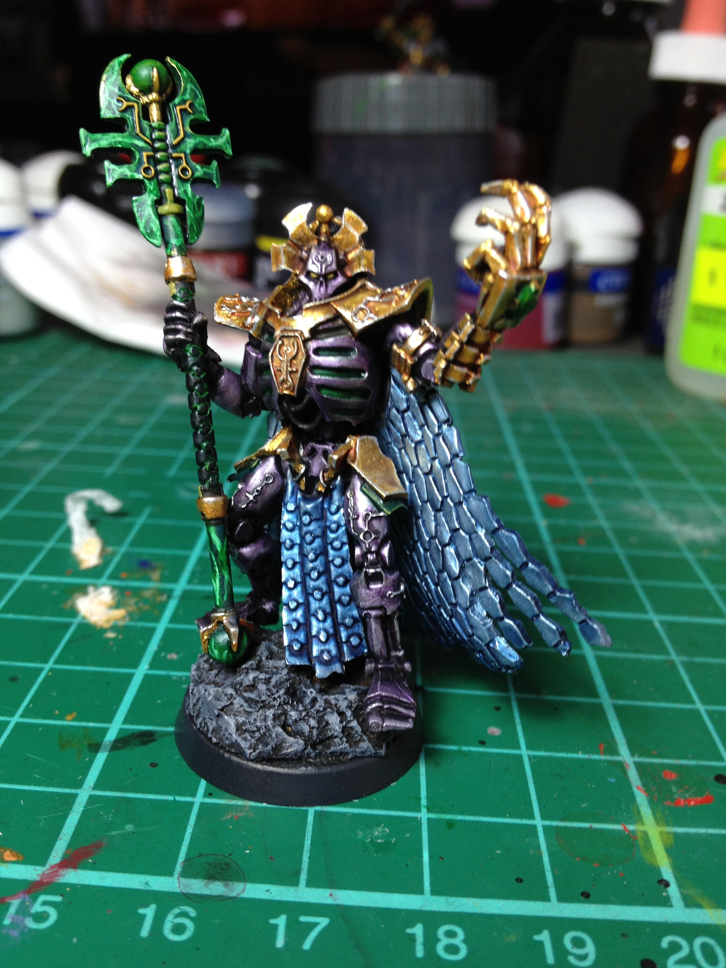 Necrons, And character models done with a bit more time and care