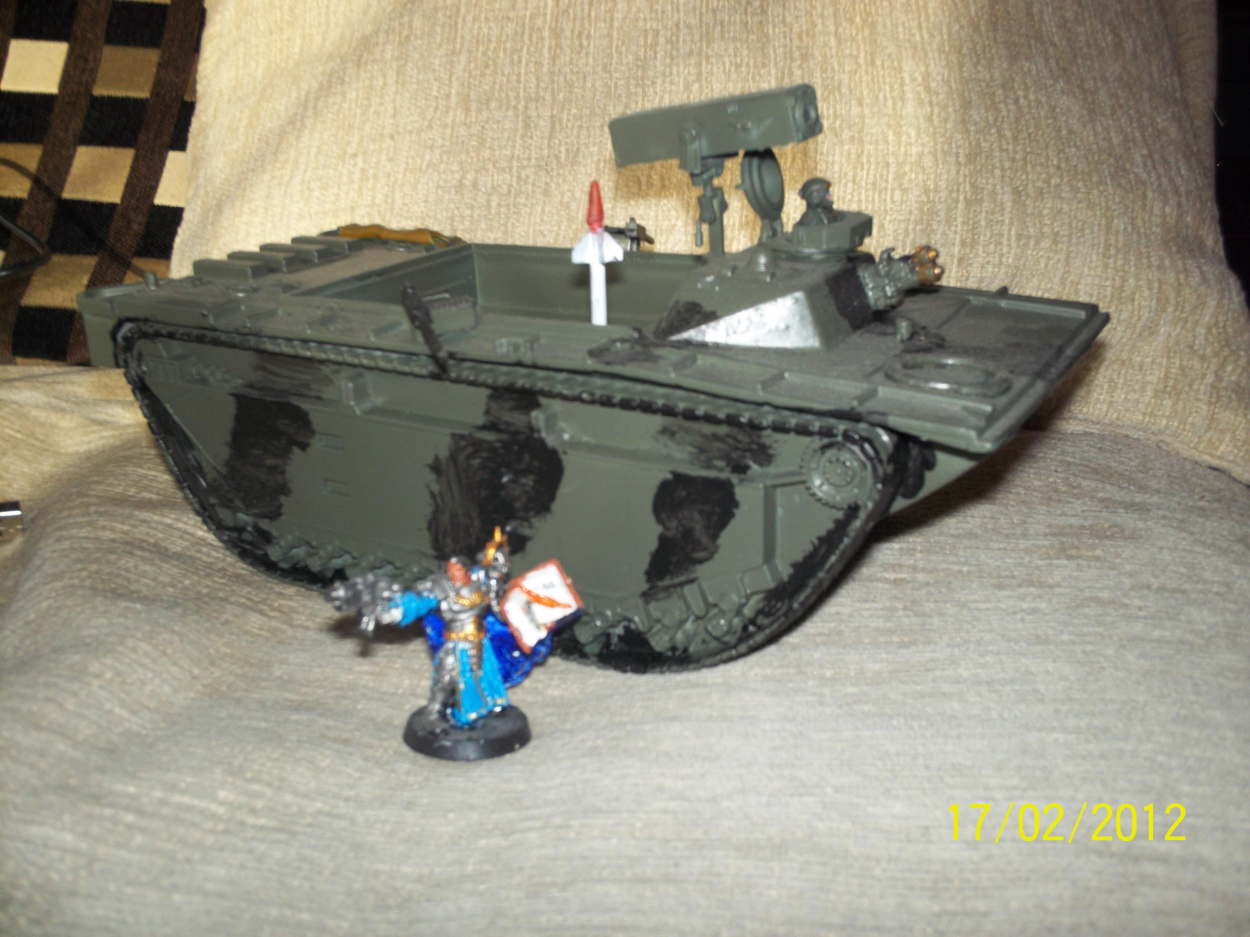 Buffalo with missile launcher