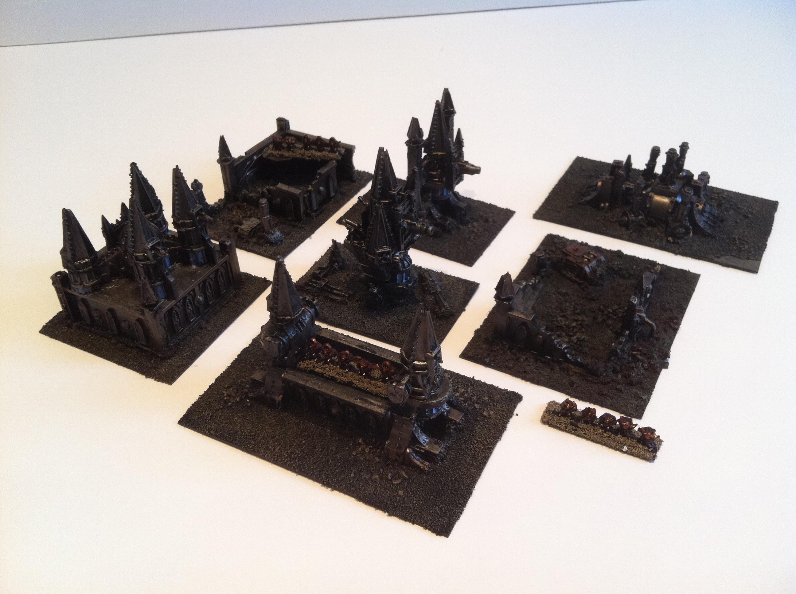 000 Imperial Ork Chaos Space Marine Scratch Built For Sale Commission, Epic Warhammer 40k 40