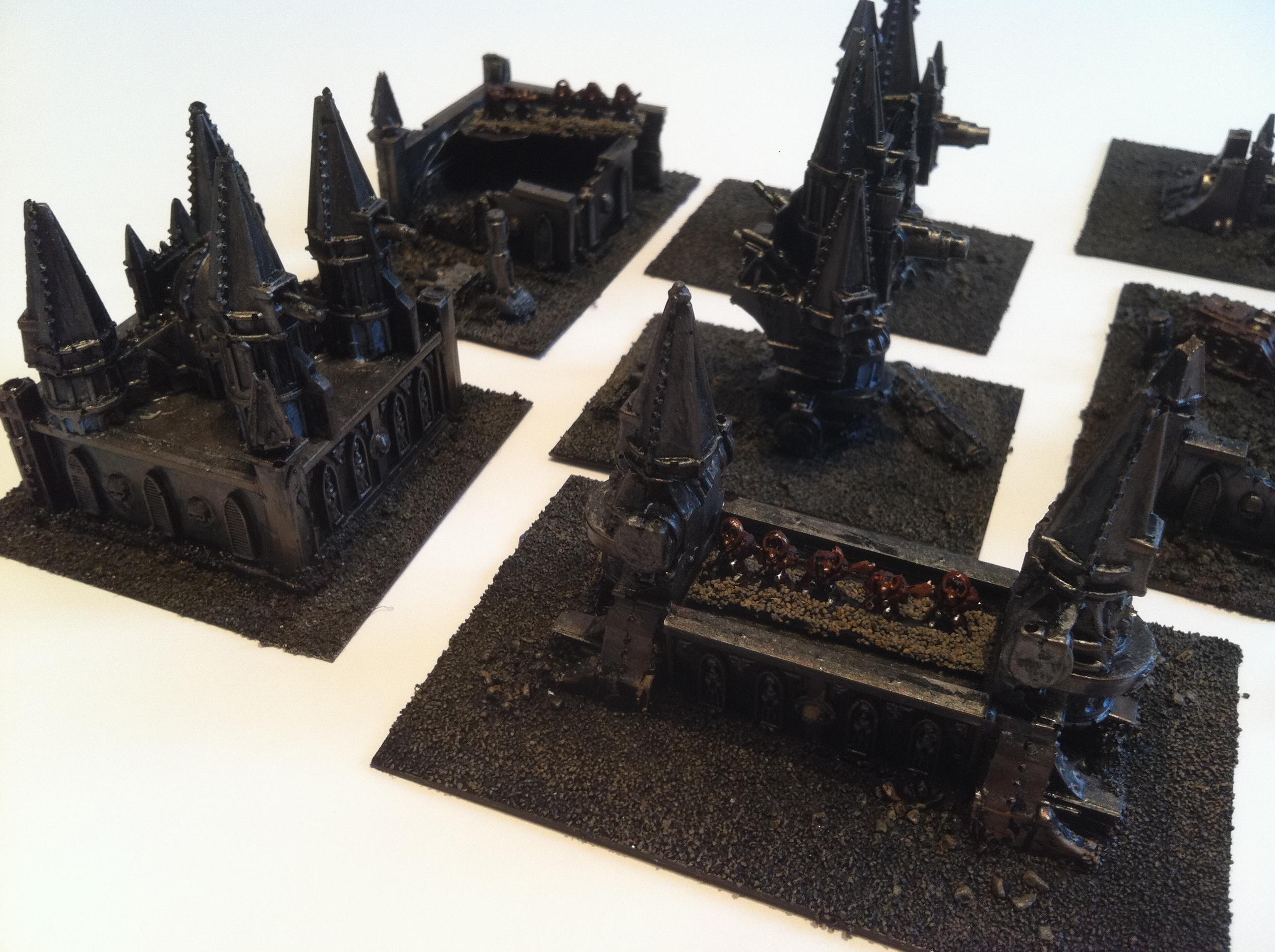 000 Imperial Ork Chaos Space Marine Scratch Built For Sale Commission, Epic Warhammer 40k 40