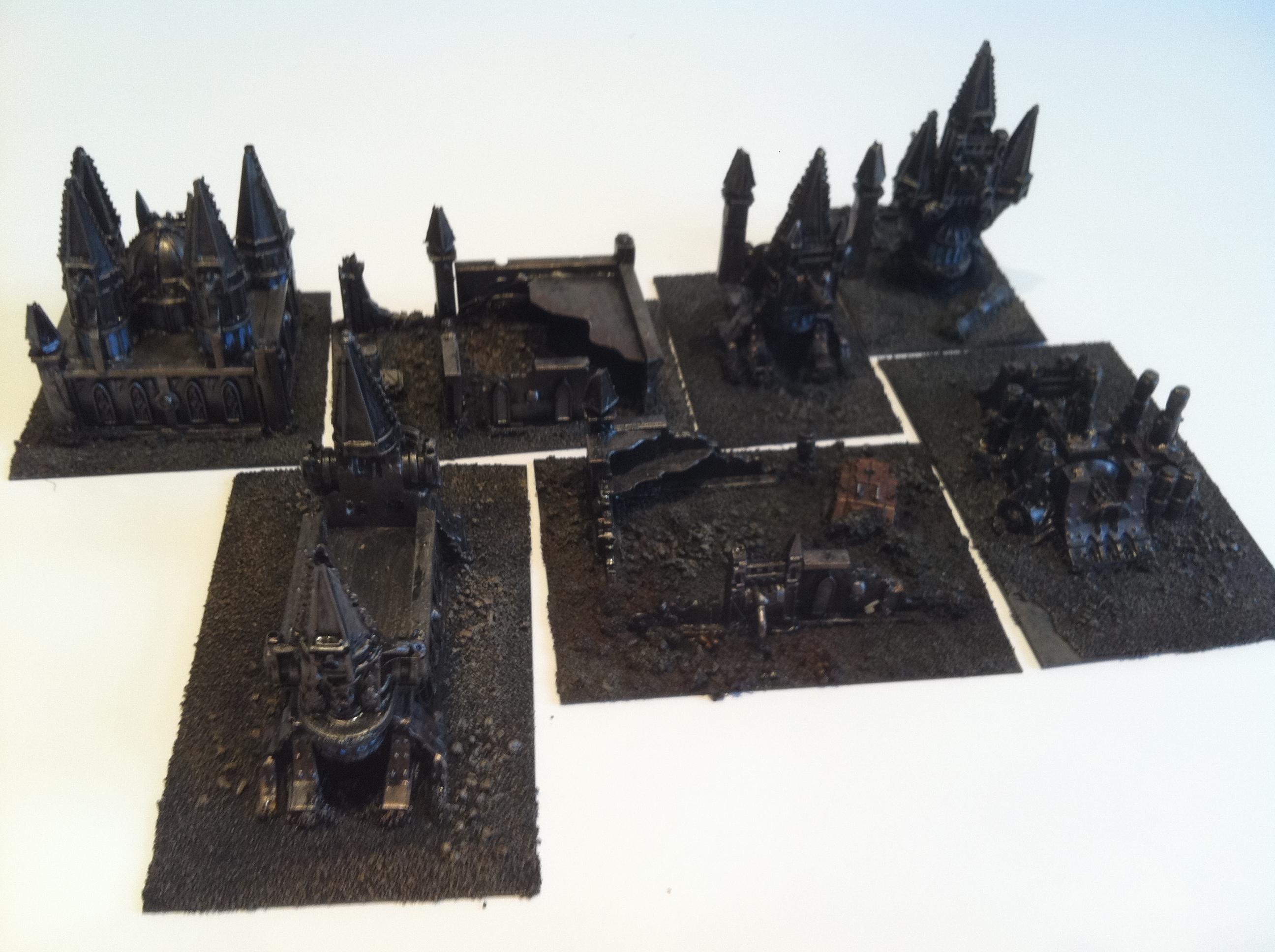 000 Imperial Ork Chaos Space Marine Scratch Built For Sale Commission, Epic Warhammer 40k 40
