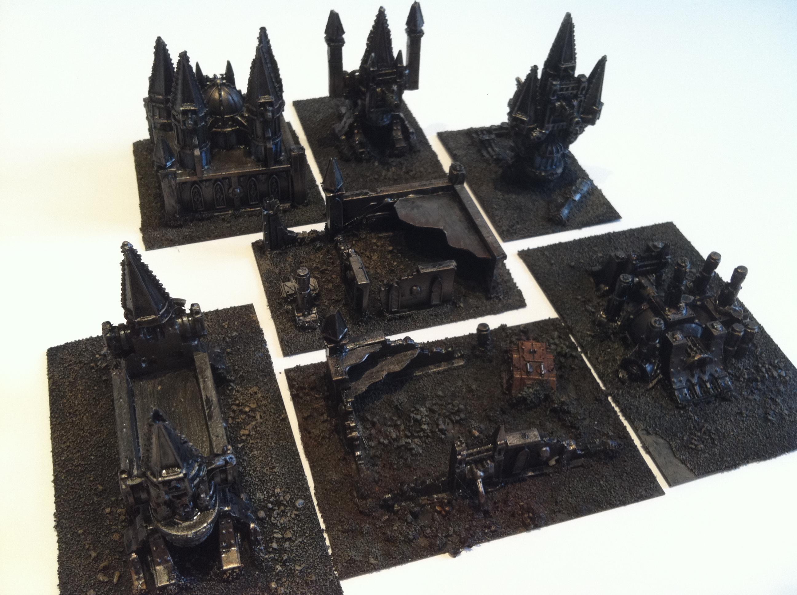 000 Imperial Ork Chaos Space Marine Scratch Built For Sale Commission, Epic Warhammer 40k 40