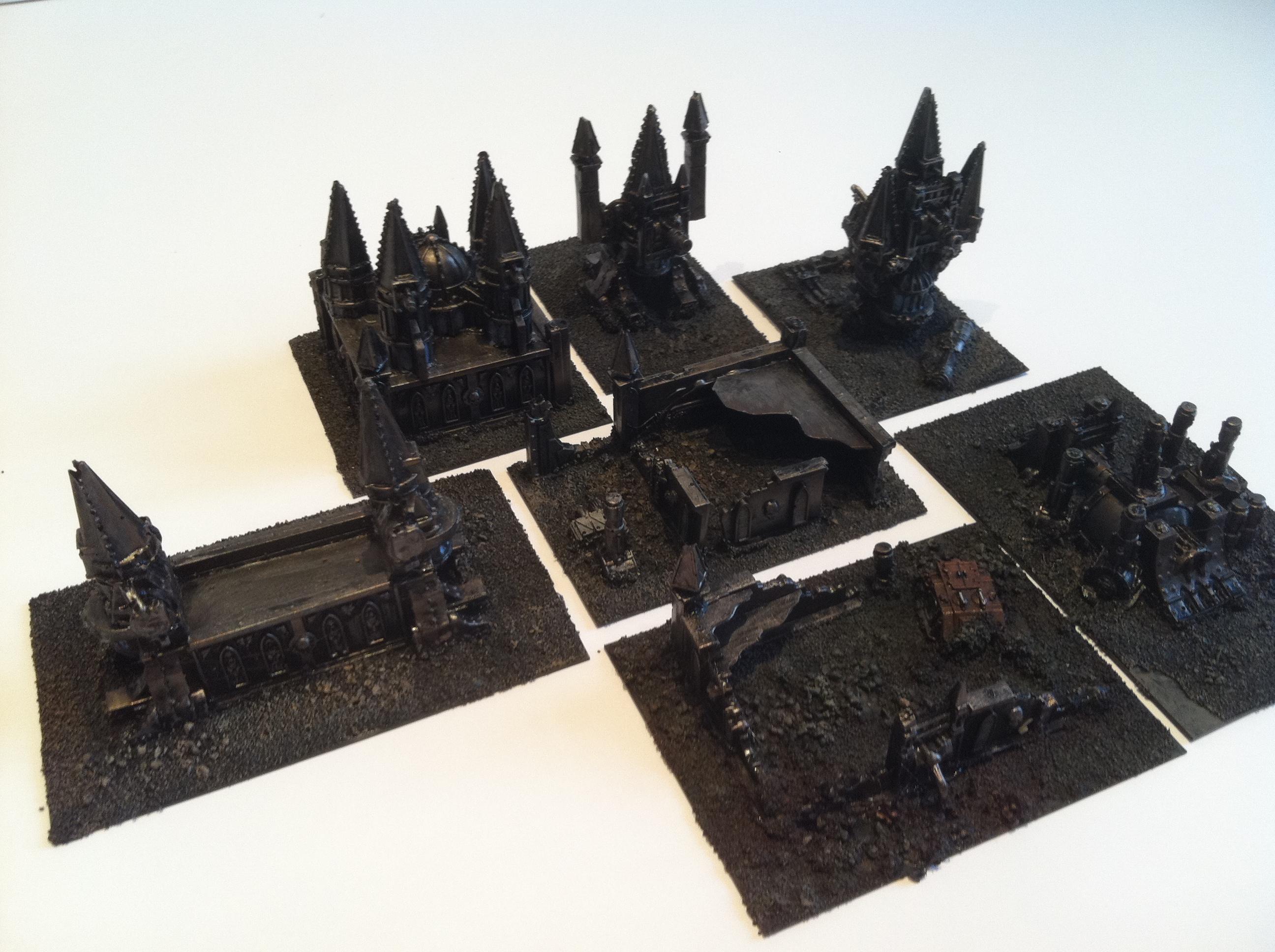 000 Imperial Ork Chaos Space Marine Scratch Built For Sale Commission, Epic Warhammer 40k 40